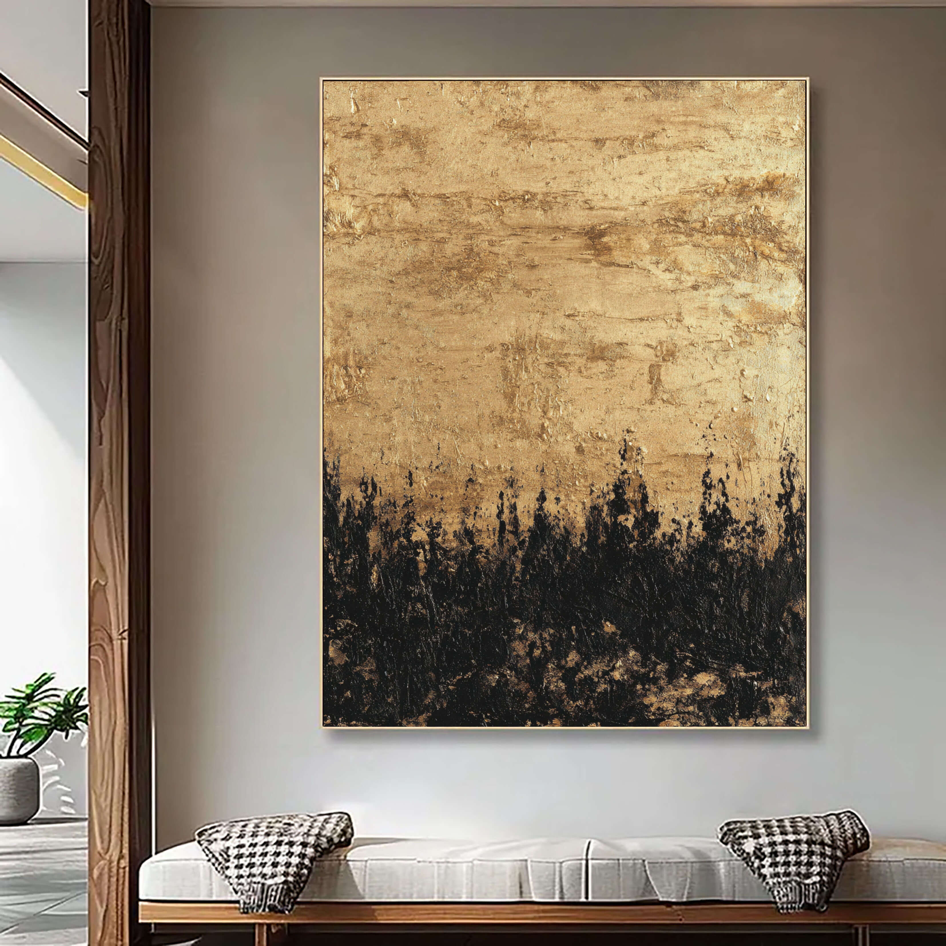 Gilded Horizon Silhouette