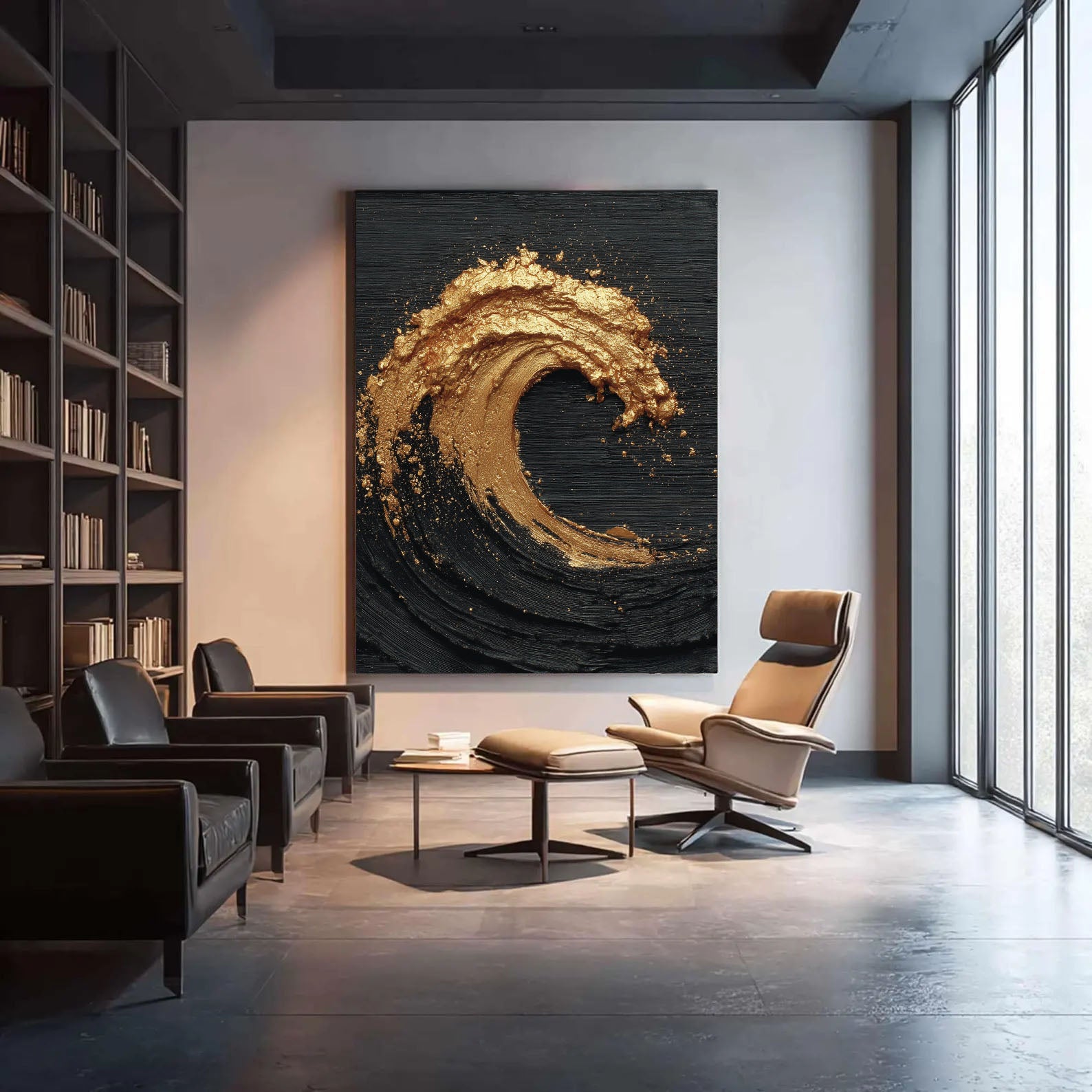 Gilded Midnight Wave – 2