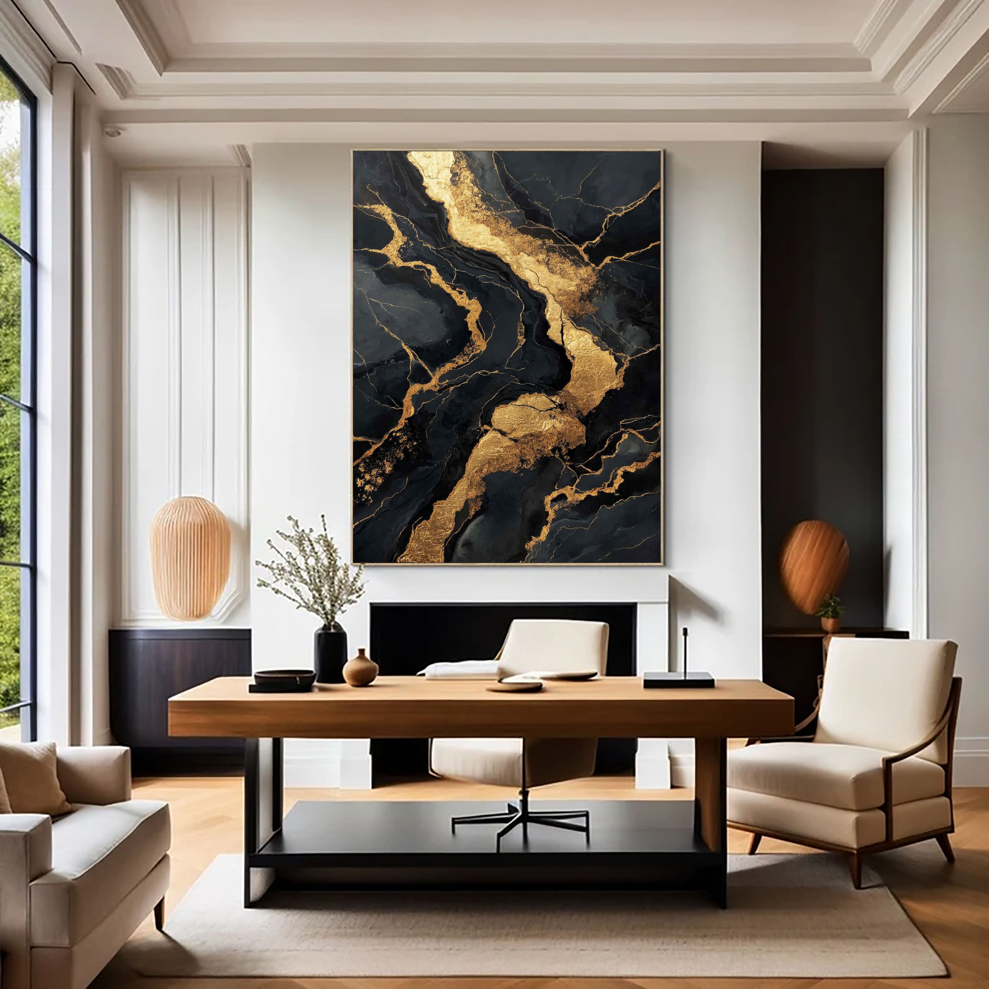 Gilded Onyx Currents
