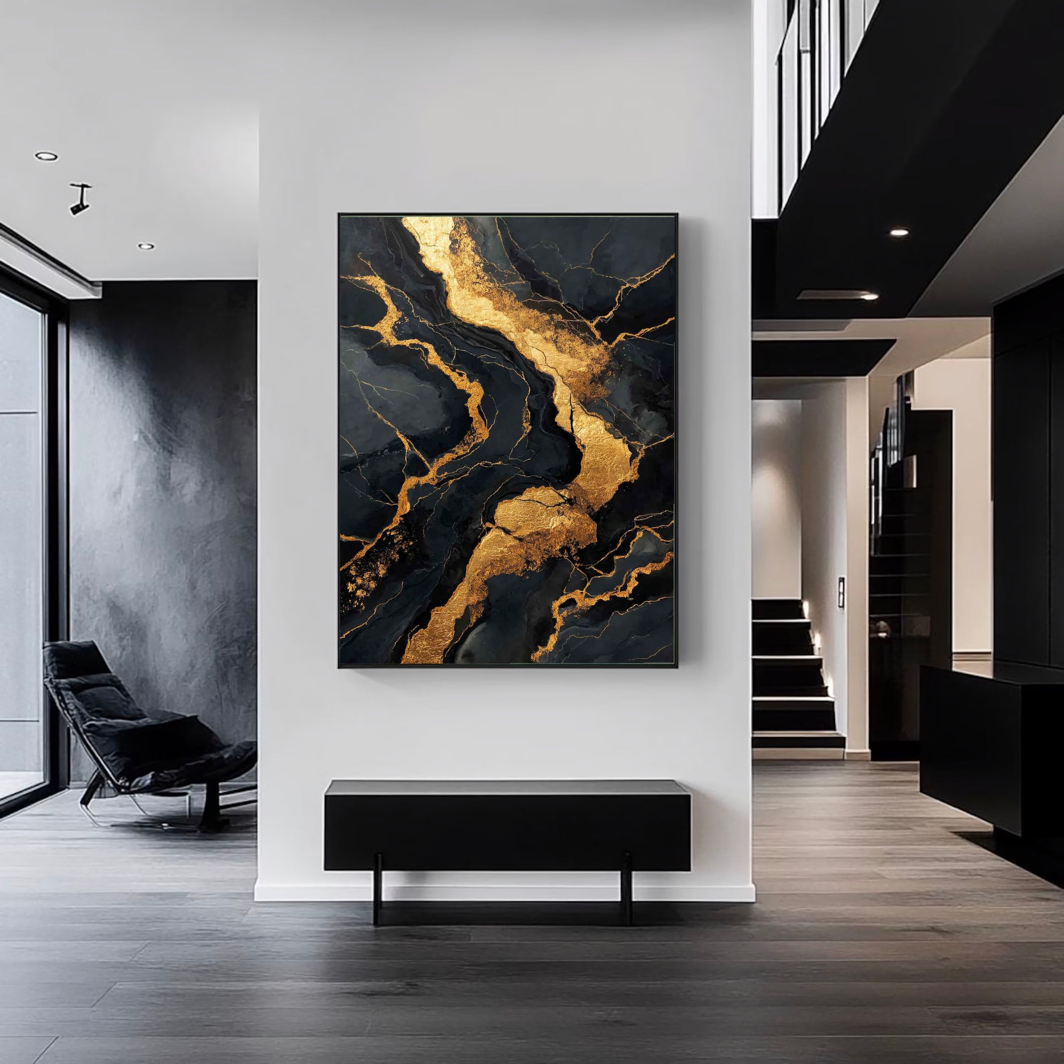 Gilded Onyx Currents – 2