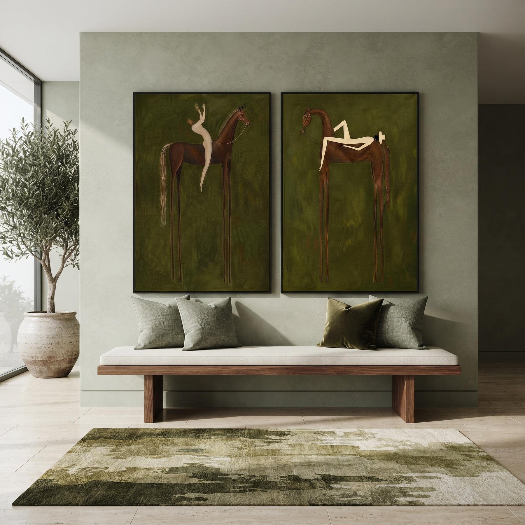 Horse & Figure Set – 6