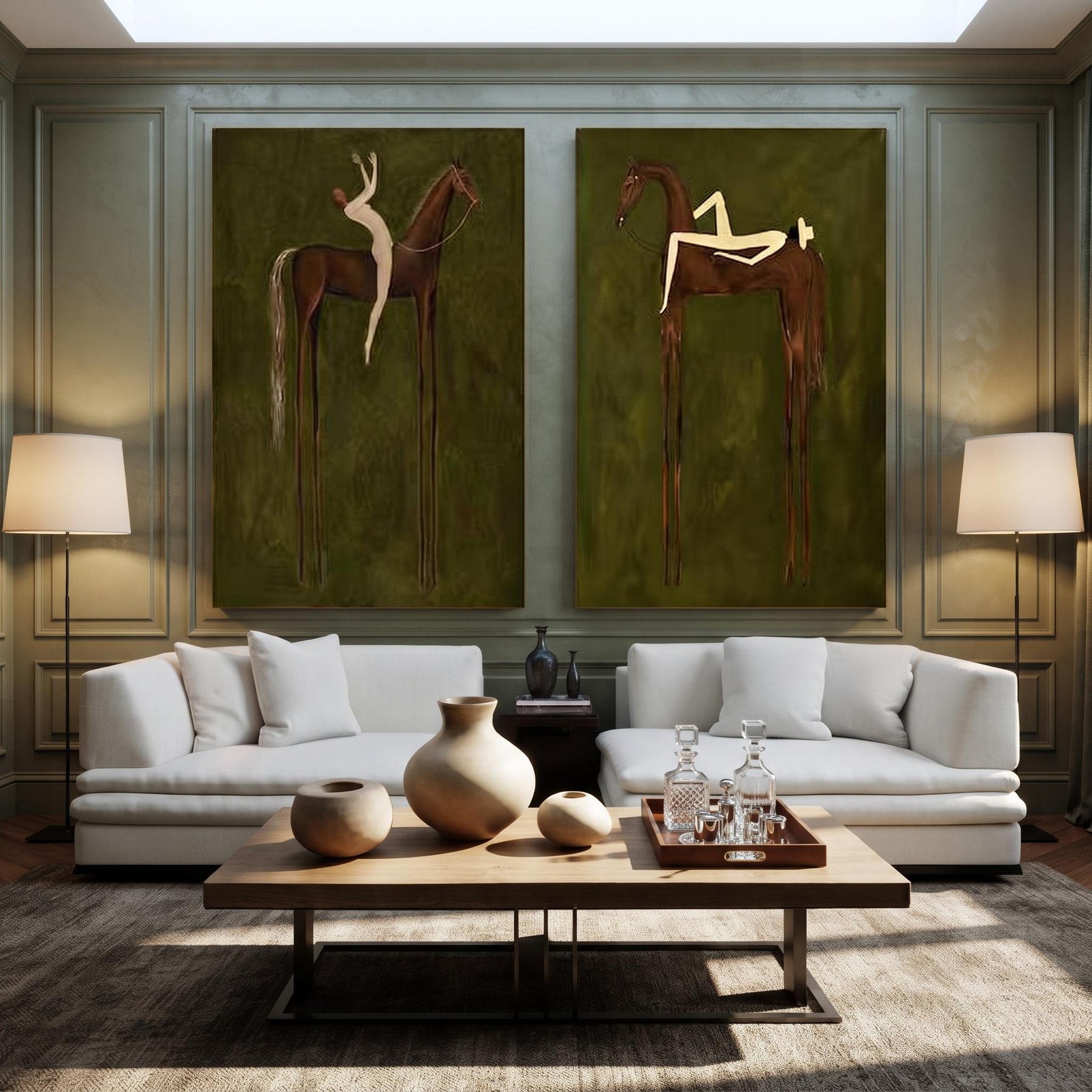 Horse & Figure Set – 8