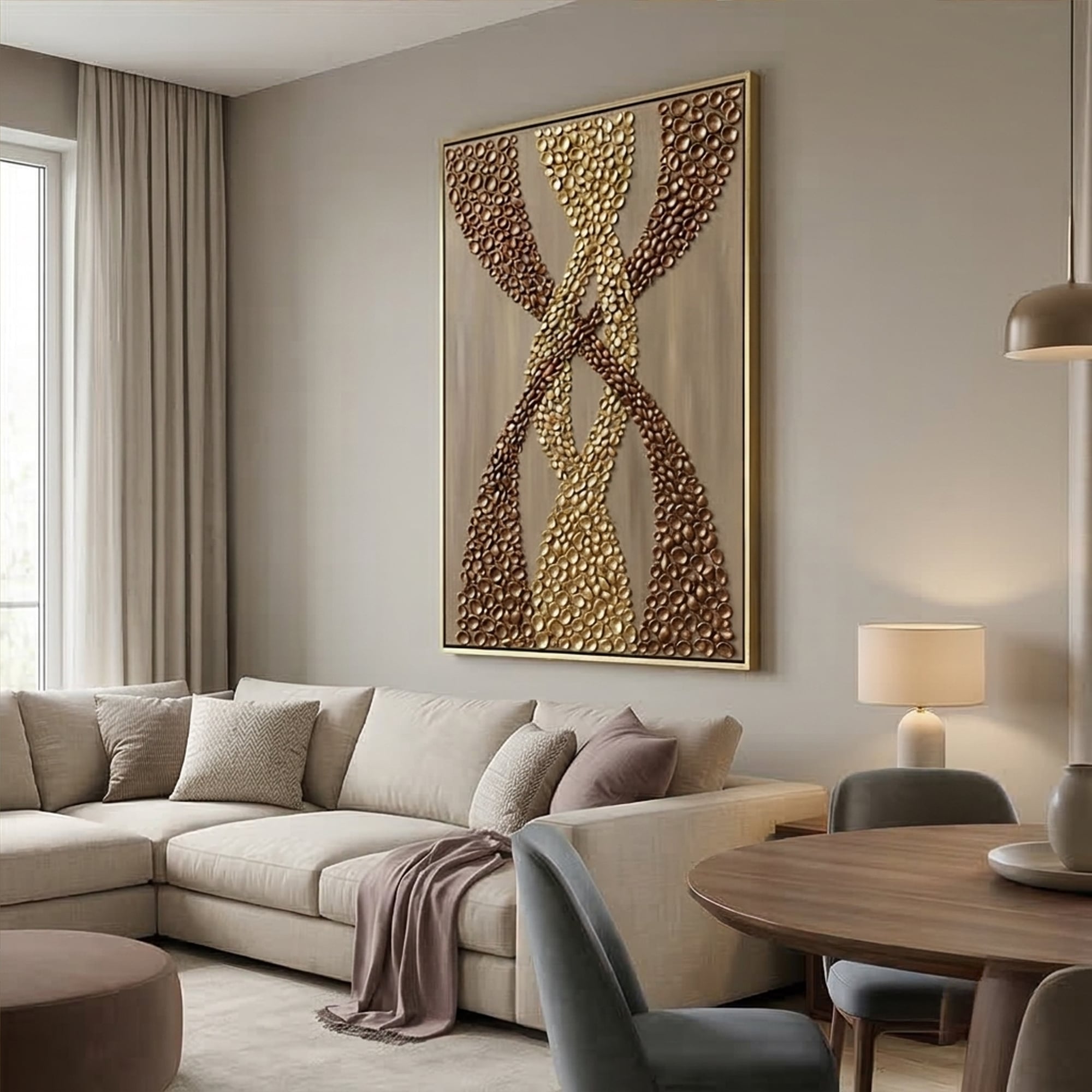 Interwoven Golden Tides – 4