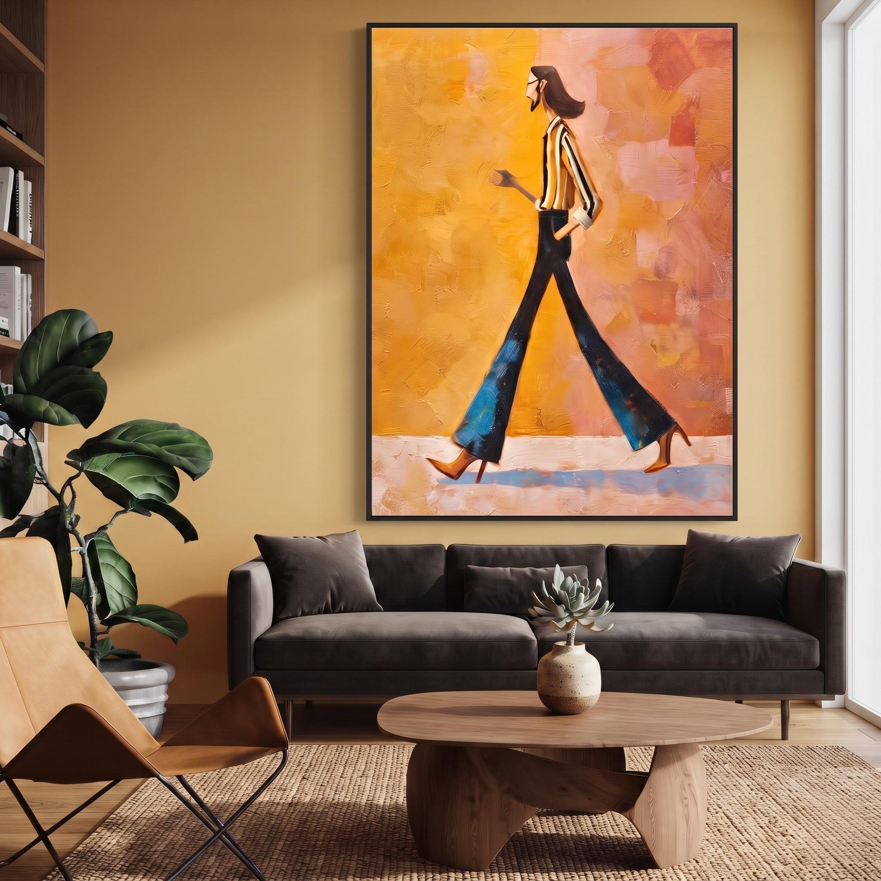 Man With Coffee Walking – 4