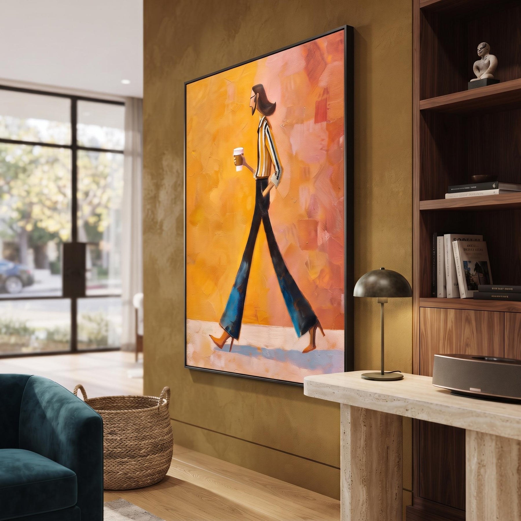 Man With Coffee Walking – 7