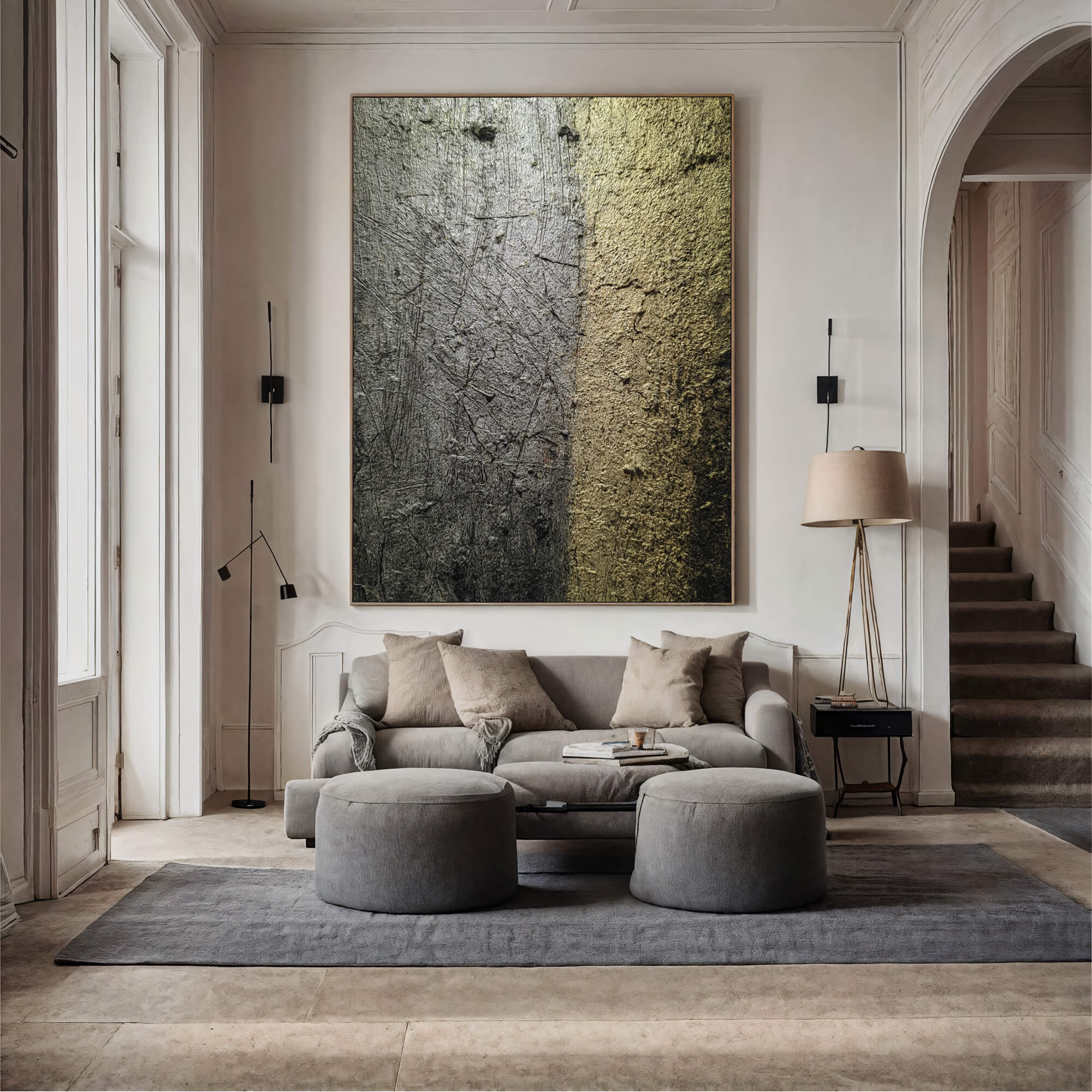 Metallic Textured Divide
