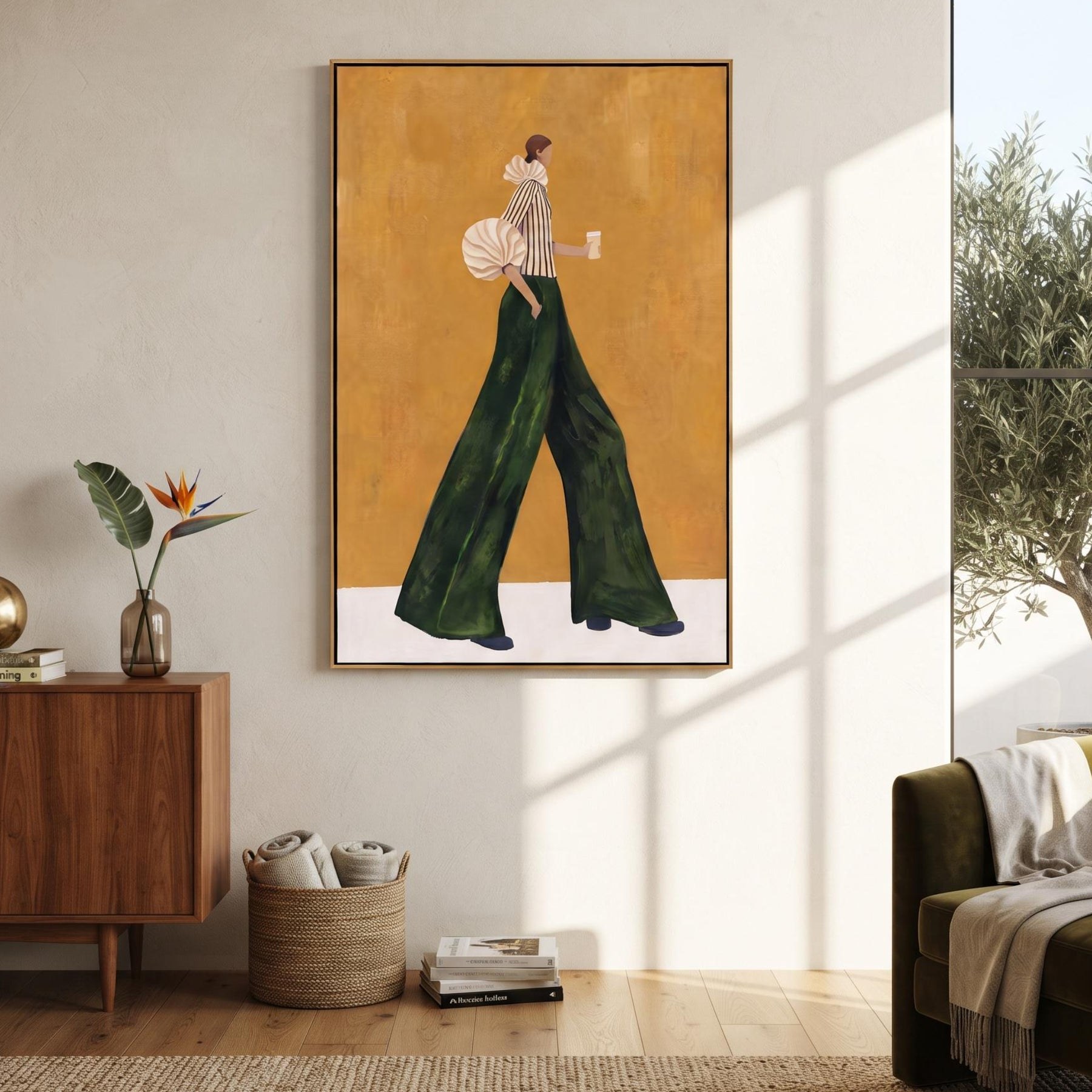 Modern Figurative Lady Wall Decor