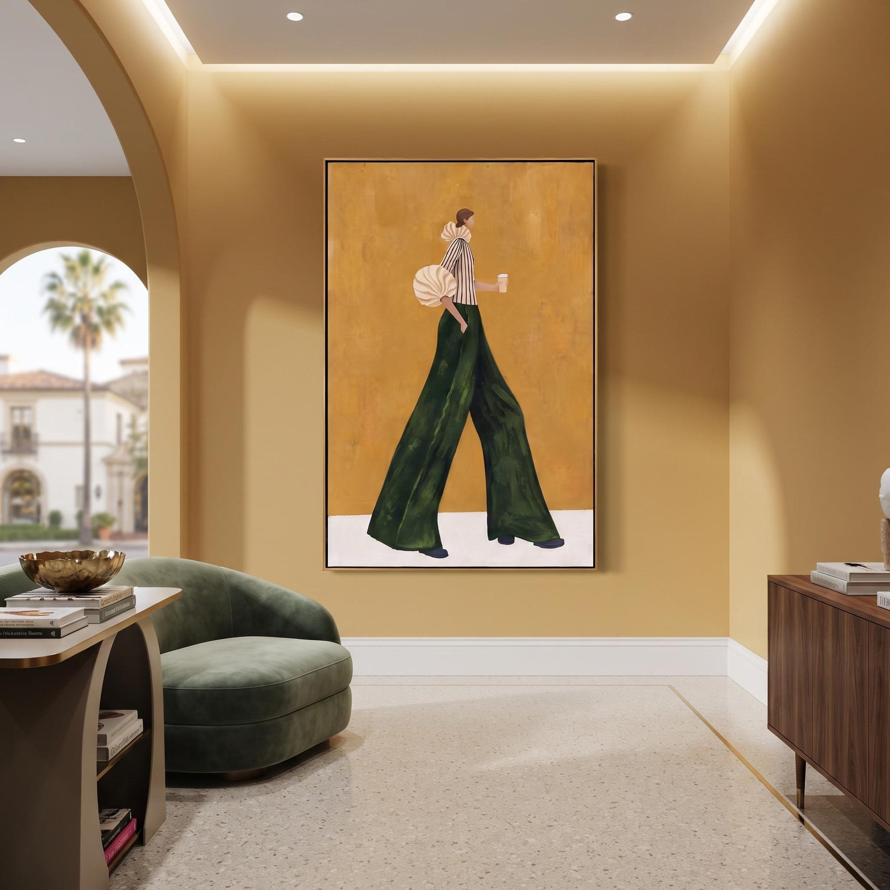 Modern Figurative Lady Wall Decor – 4