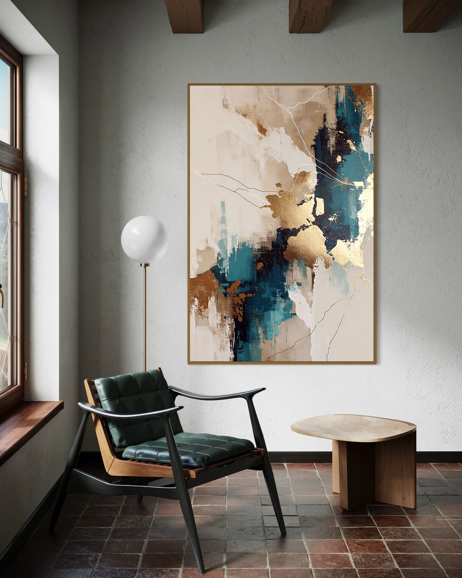 Teal Gold Kintsugi Fusion – 3