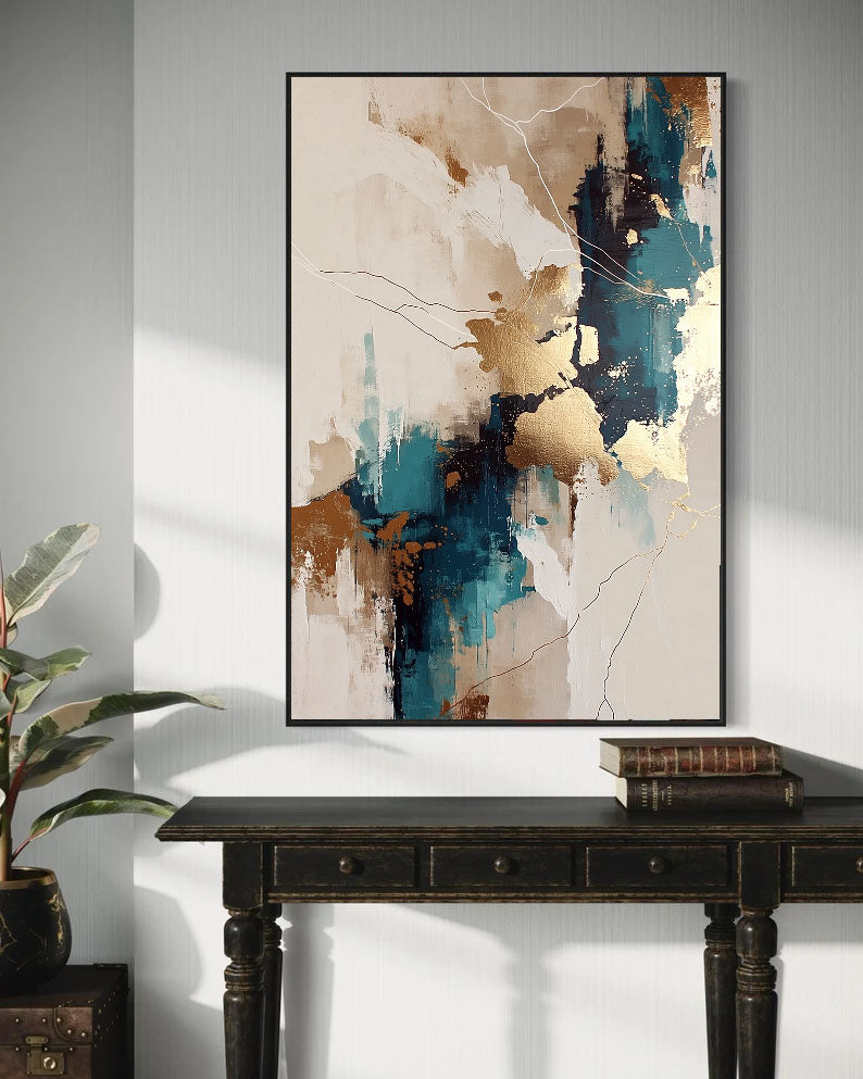 Teal Gold Kintsugi Fusion – 4