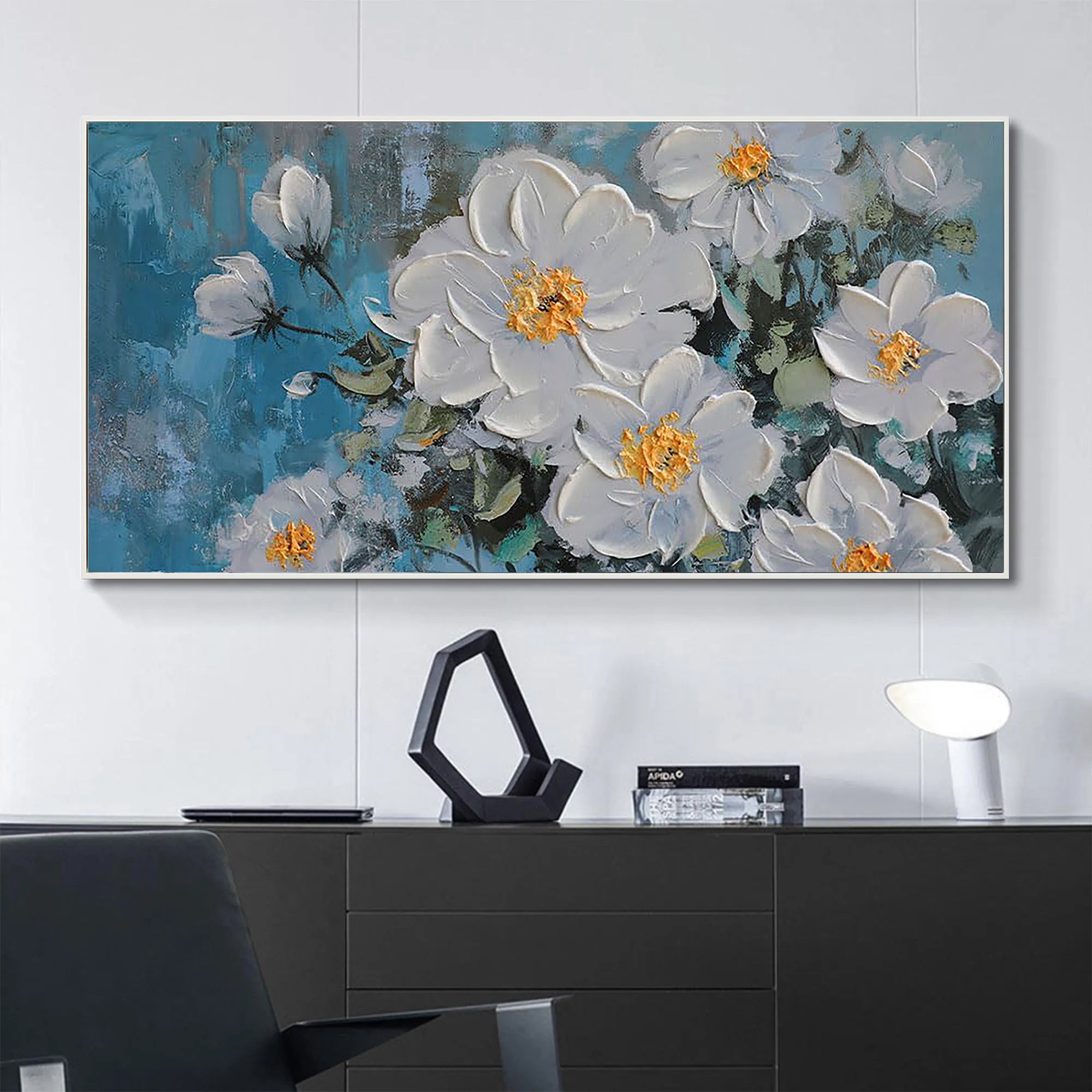 Deep Teal Bloom – 7