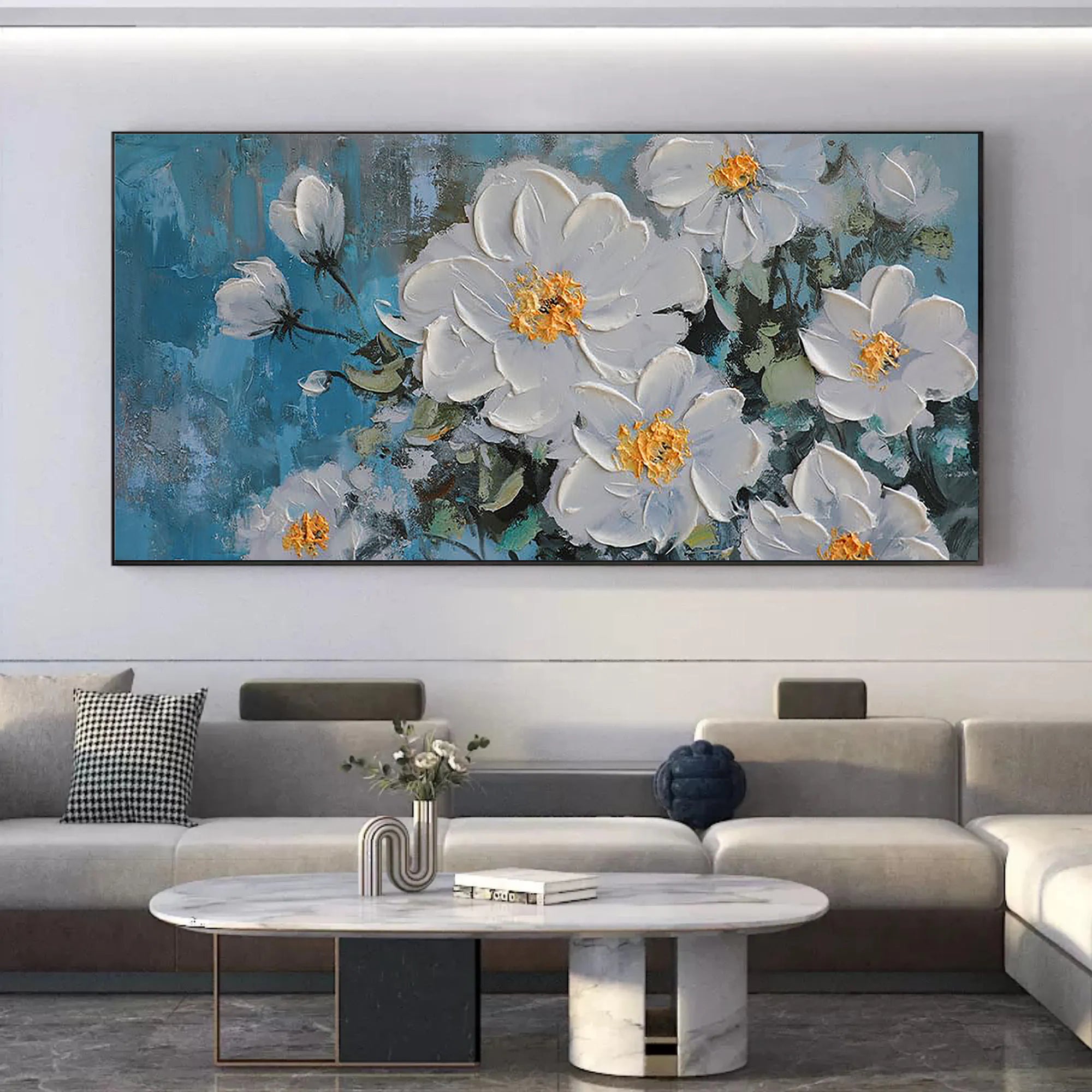 Deep Teal Bloom – 8