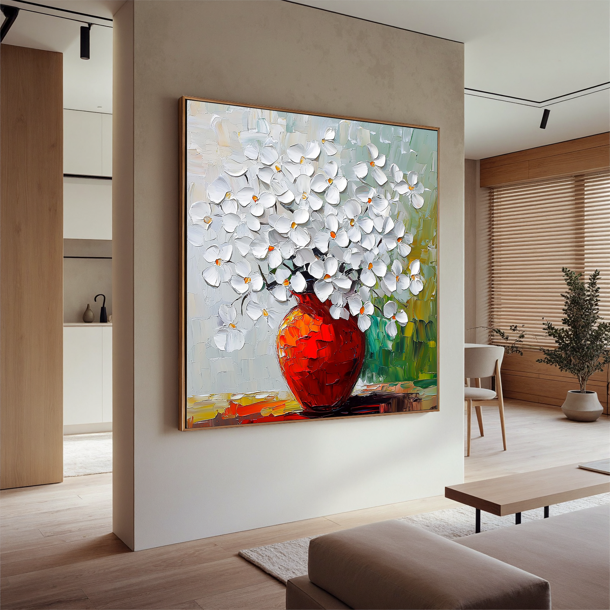 Blossoms in Vermilion