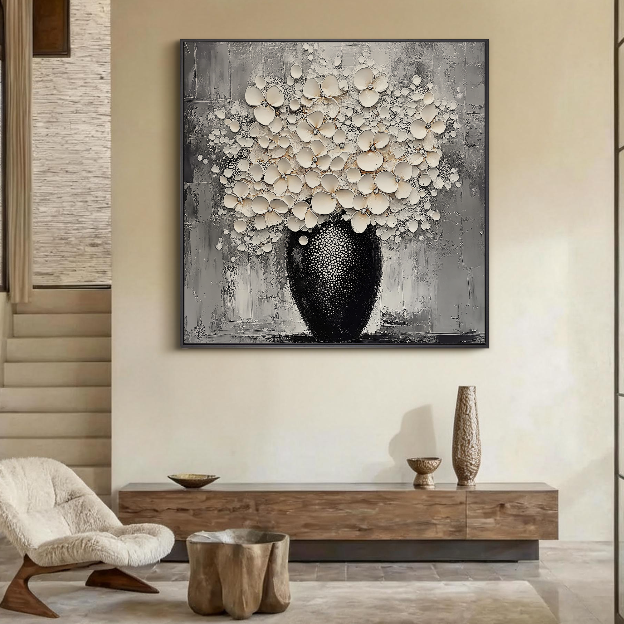 Blossoms in Relief