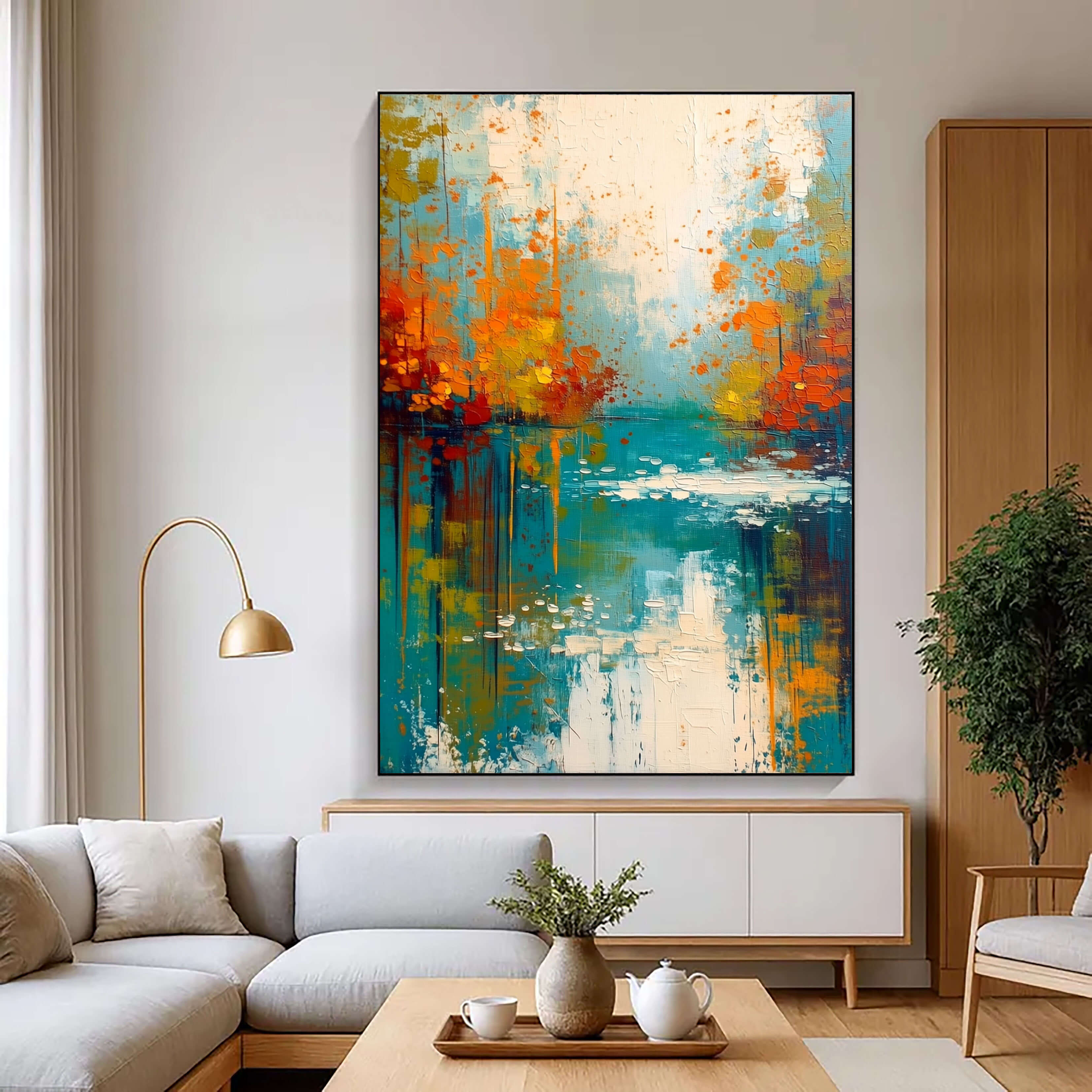 Autumn Lake Reflection
