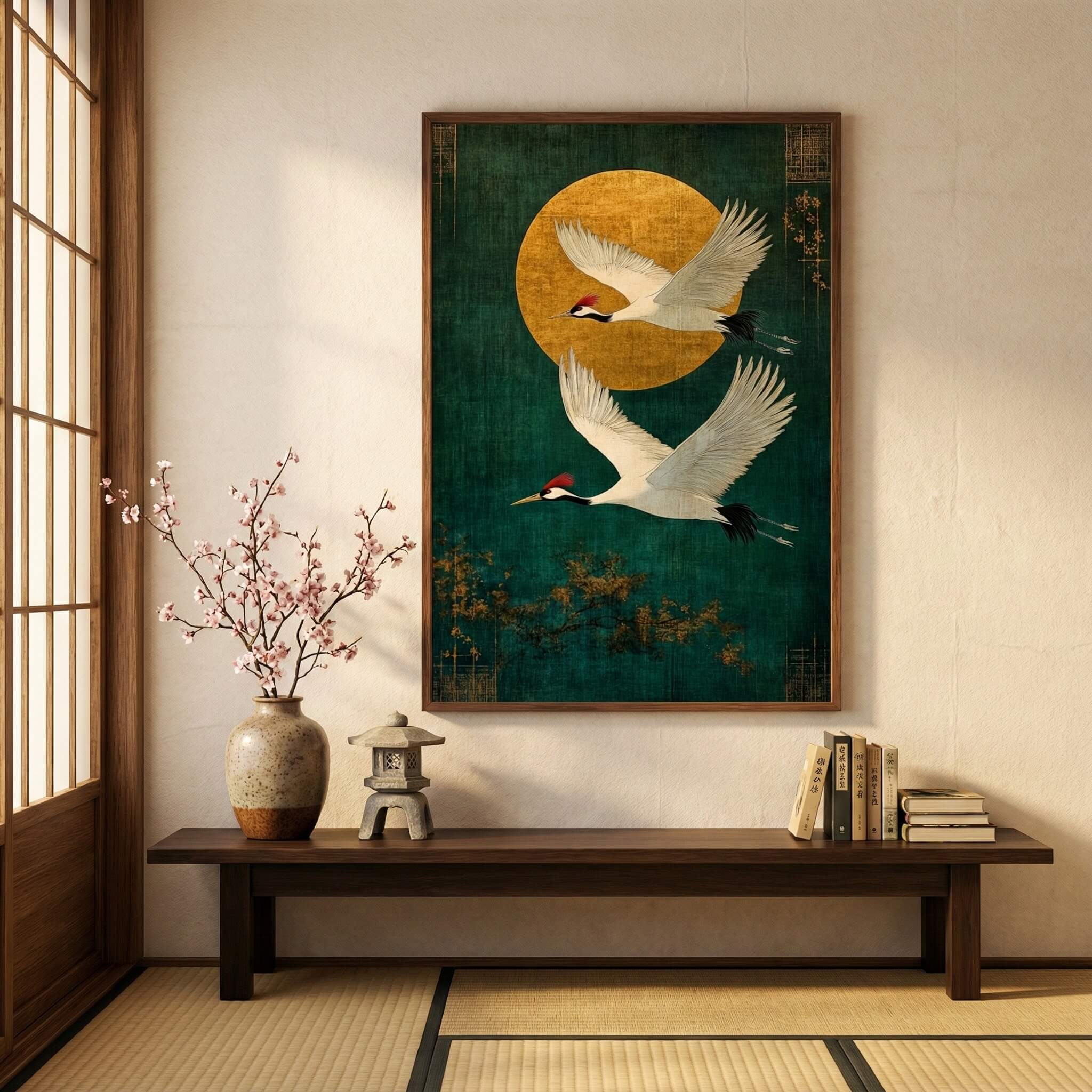Golden Moon Crane – 3