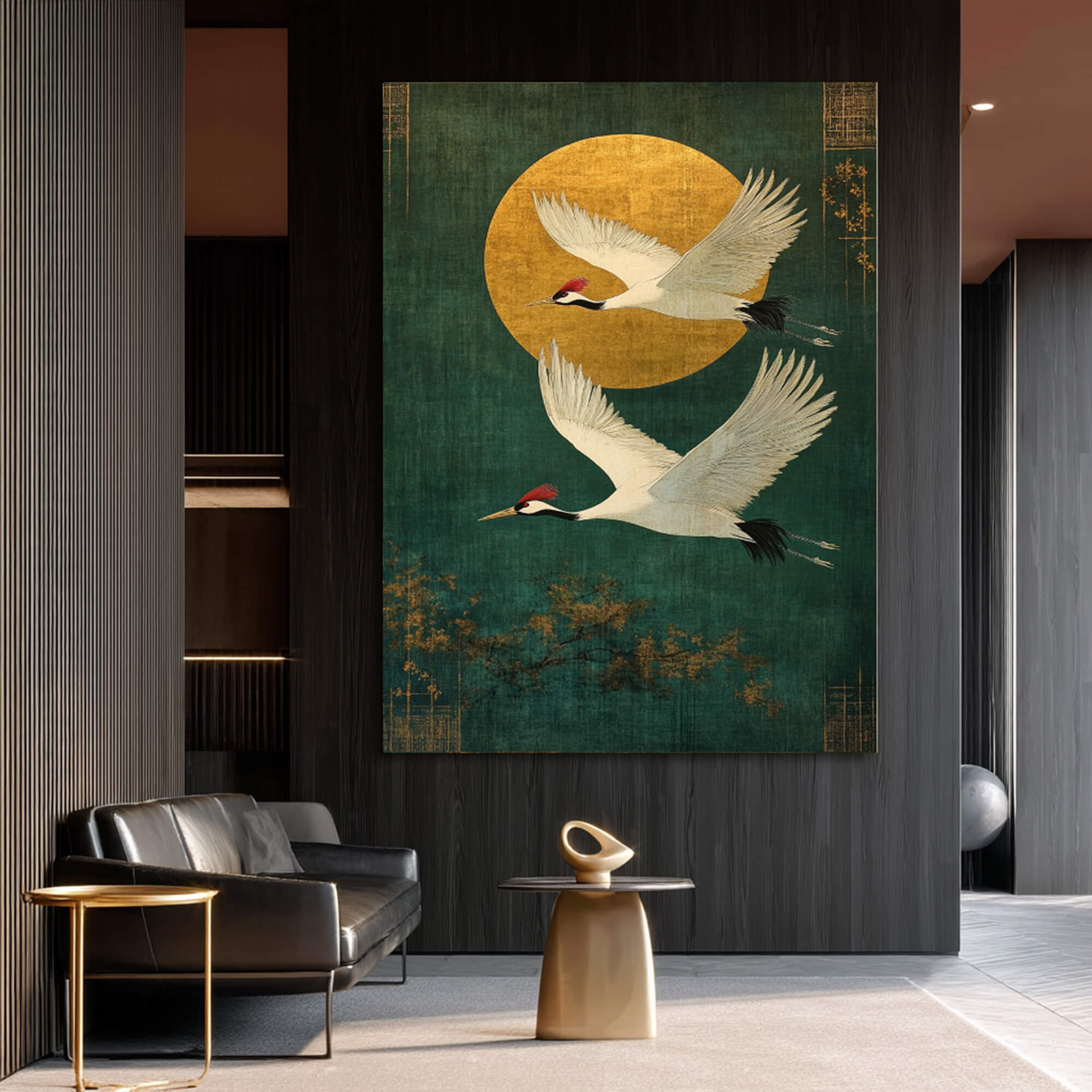 Golden Moon Crane – 4