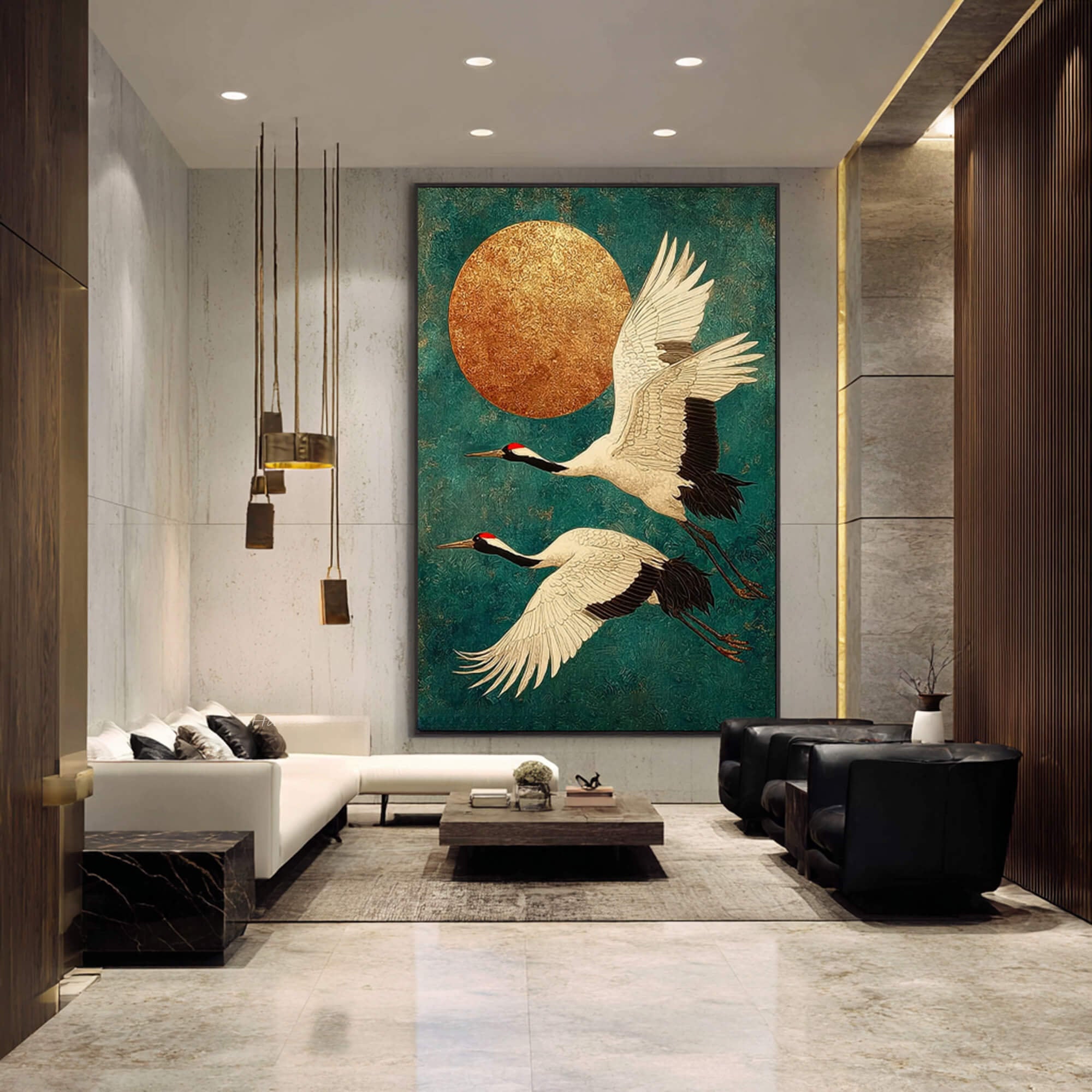 Moonlit Crane Dance – 3