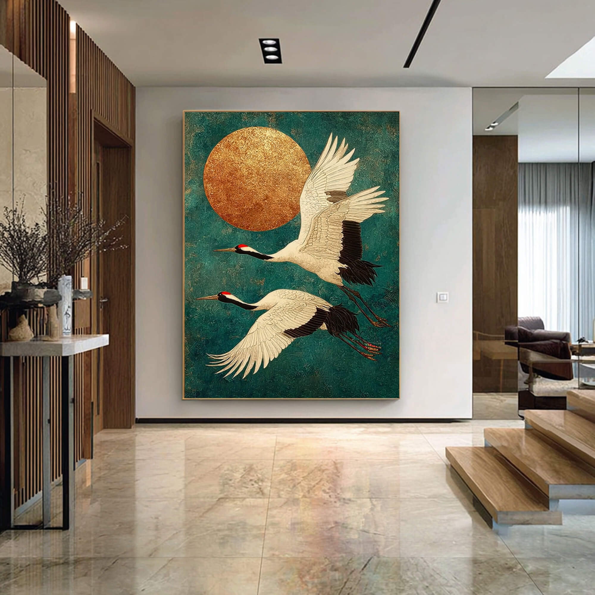Moonlit Crane Dance – 4