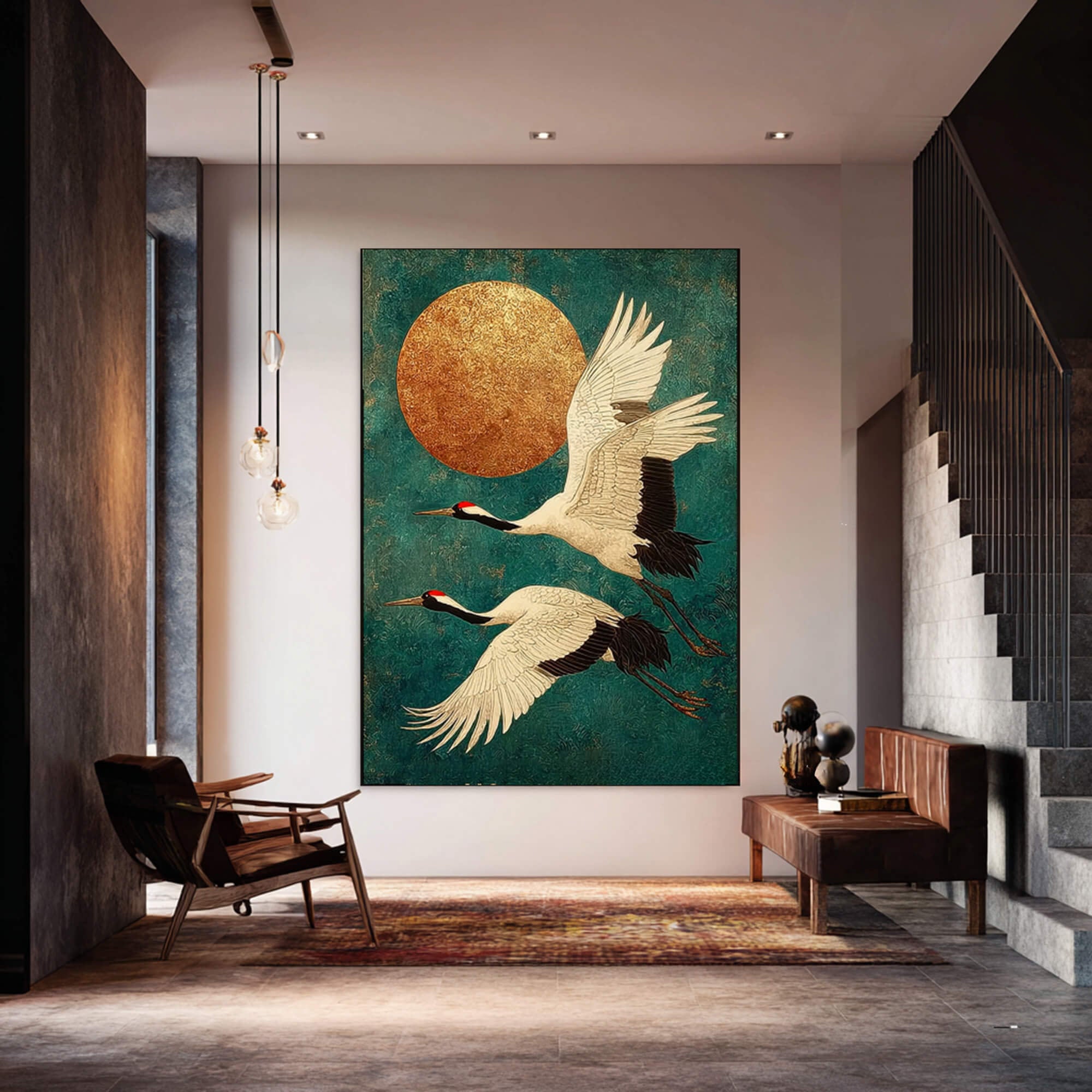 Moonlit Crane Dance – 5