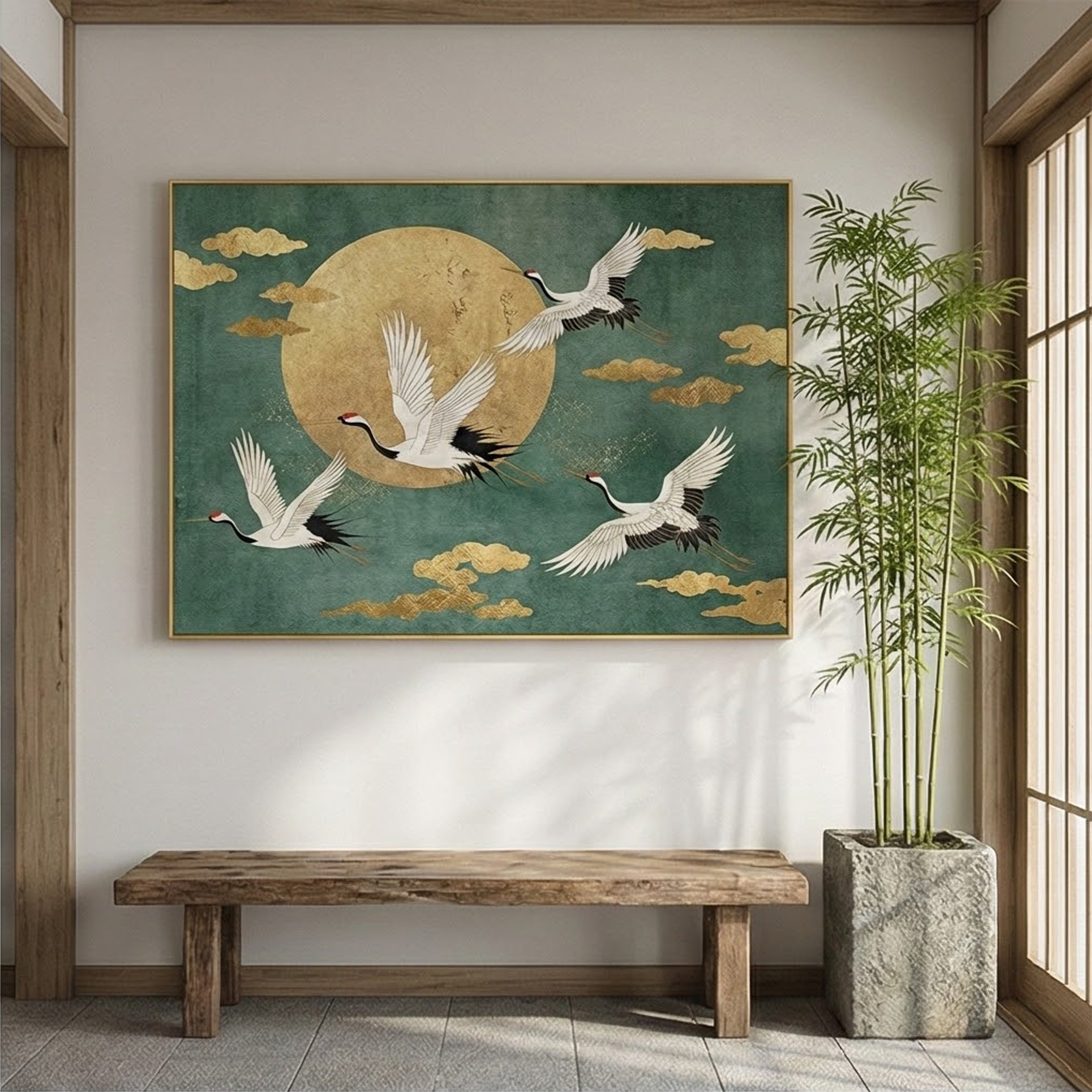 Moonlit Crane Harmony – 6