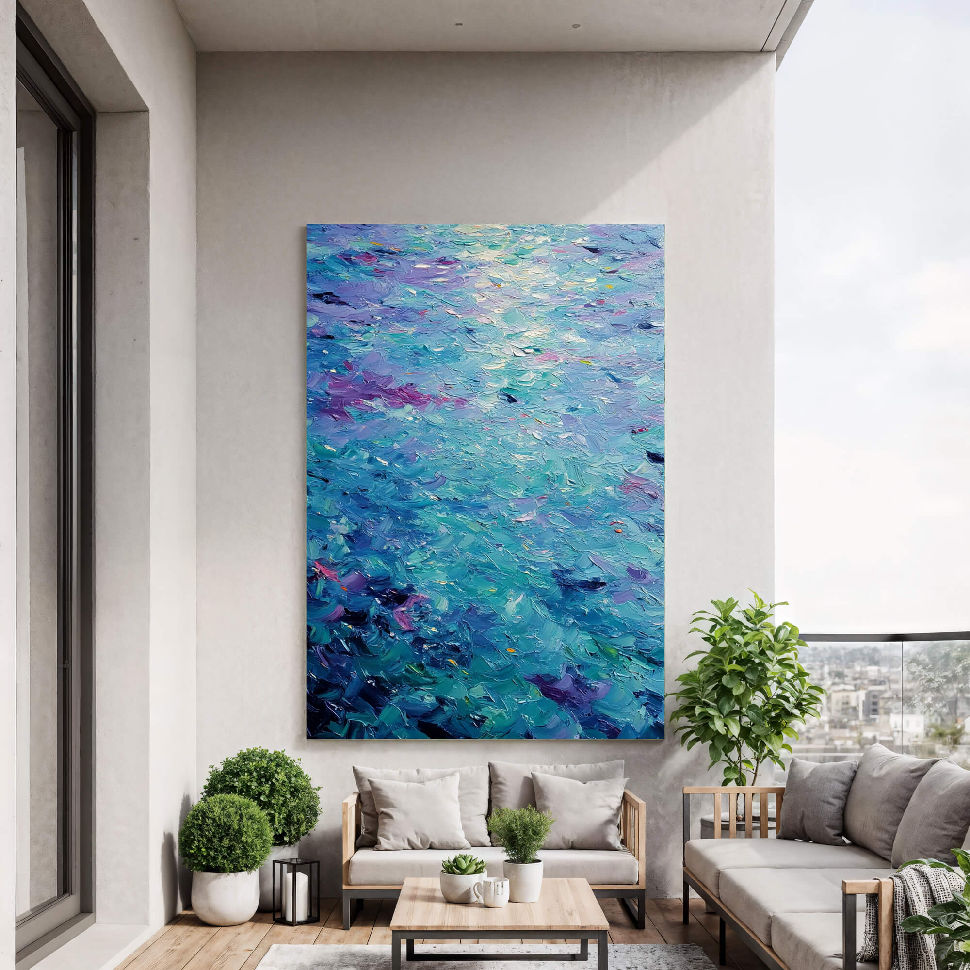 Turquoise Ripple Dance – 3