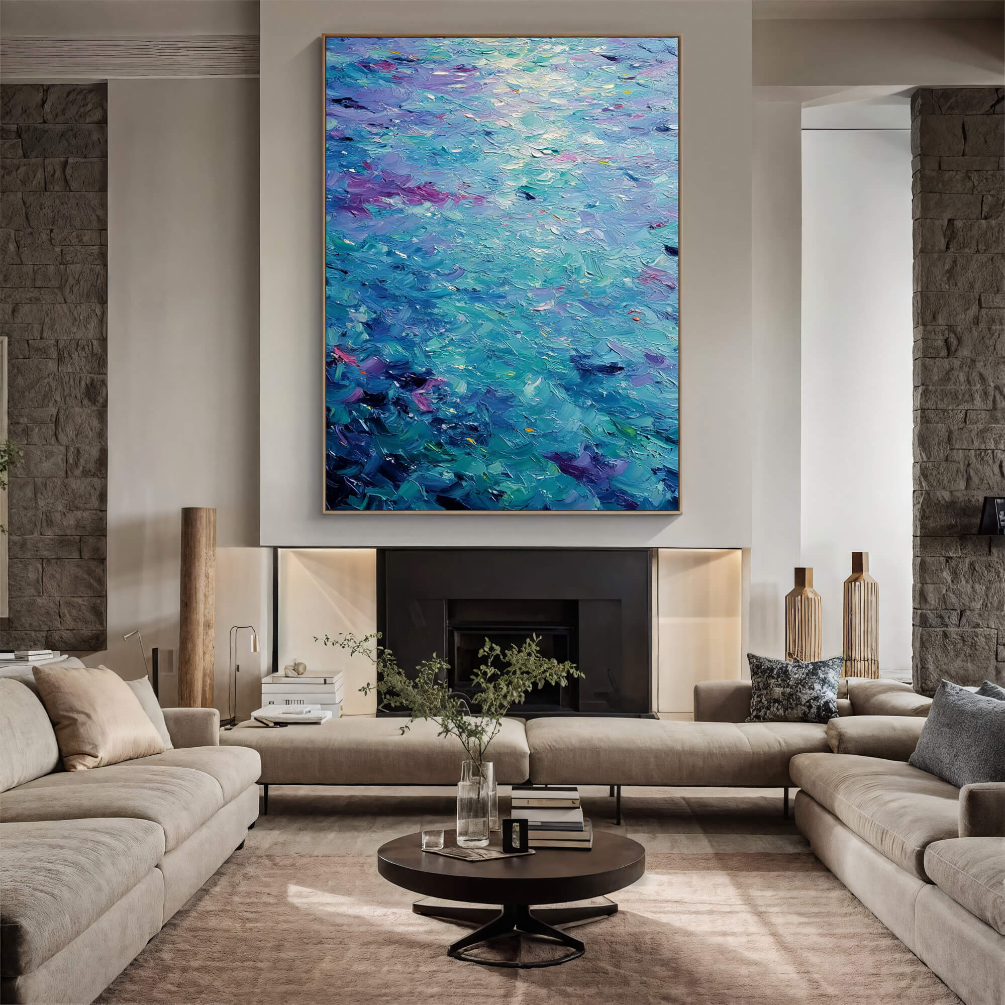Turquoise Ripple Dance – 4