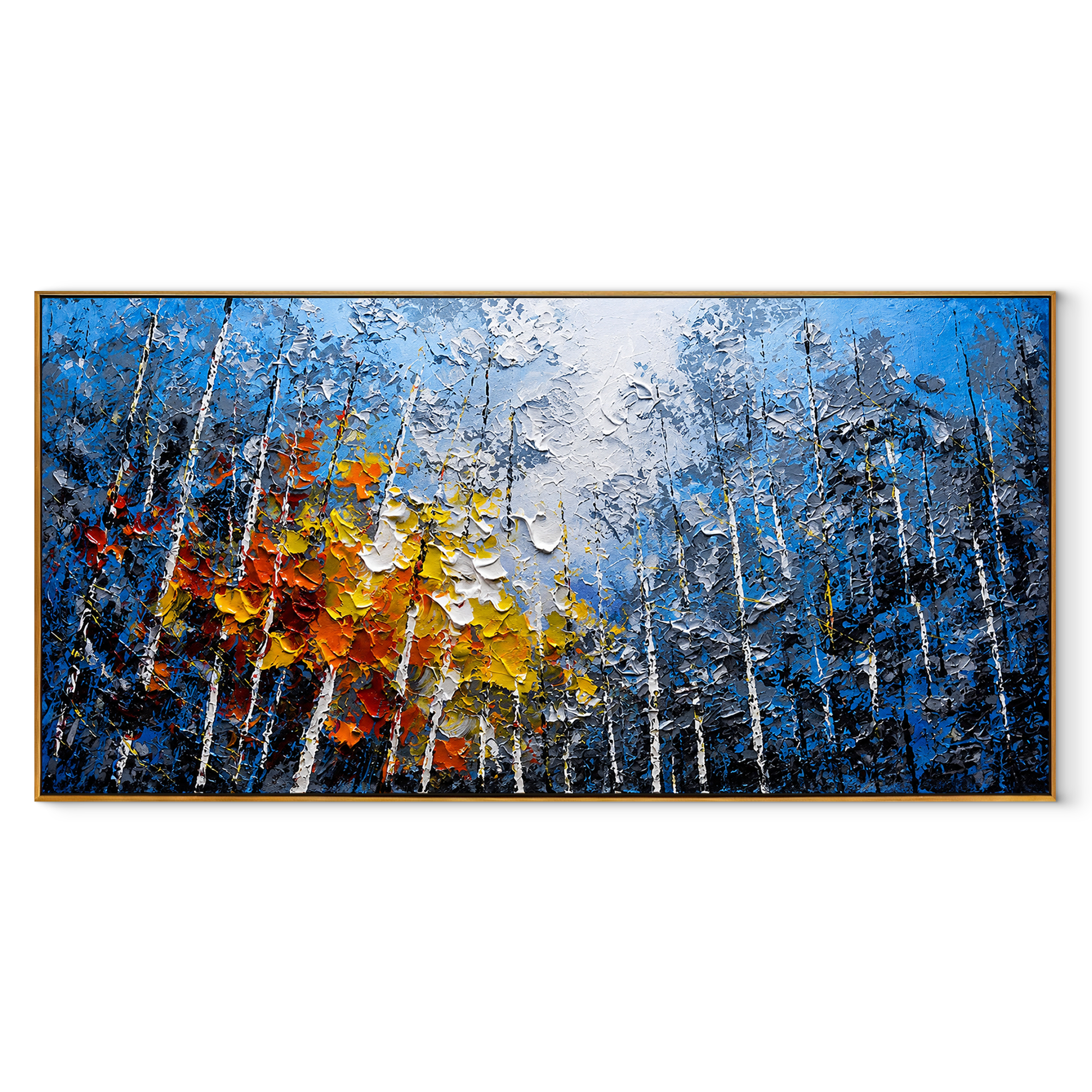 Birches Catch the Light – 2