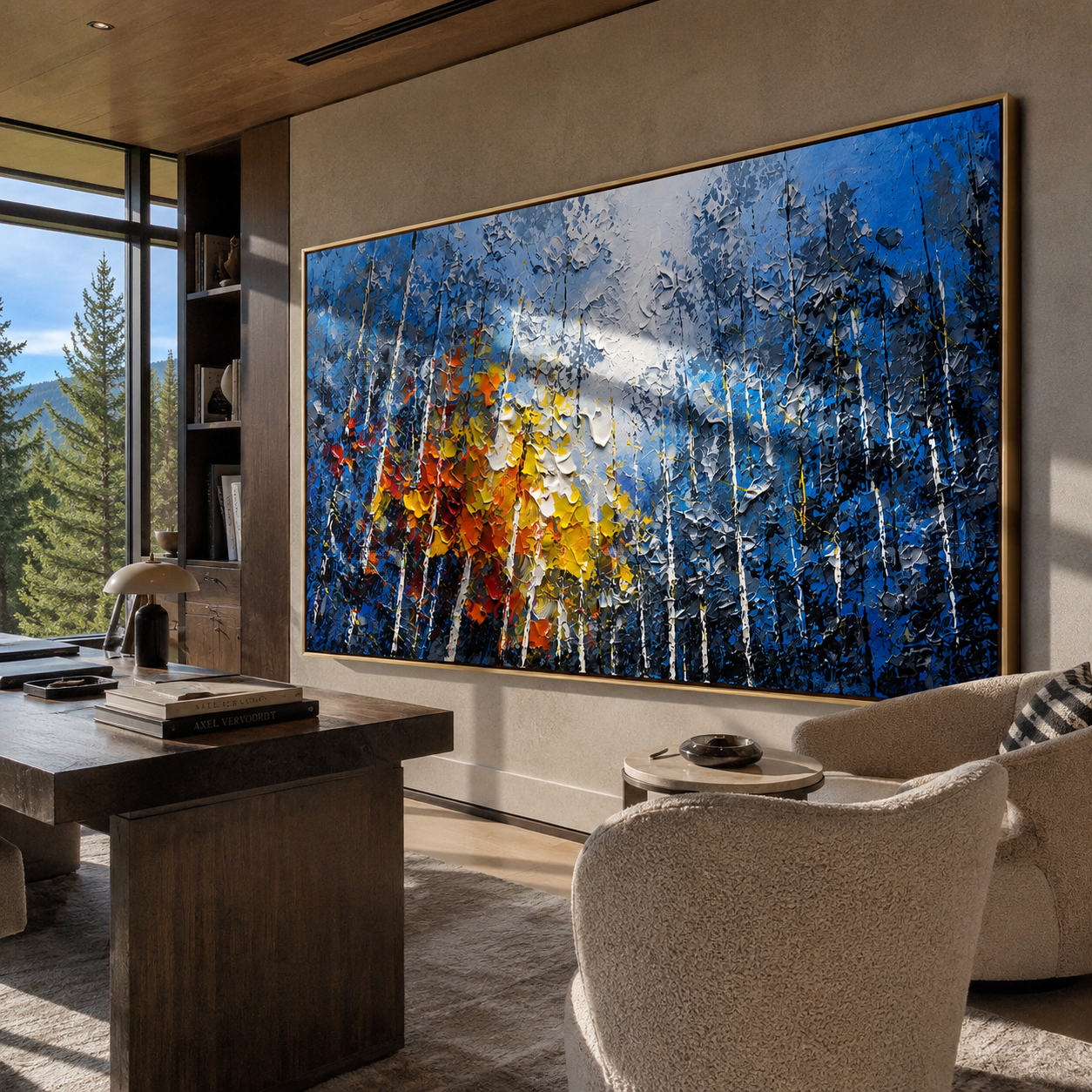 Birches Catch the Light – 6