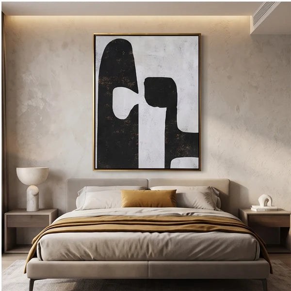 Black and White Abstract Wall Art – 3