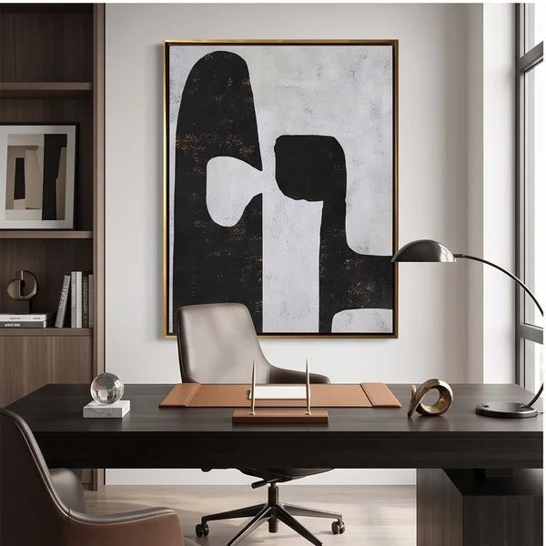 Black and White Abstract Wall Art – 4