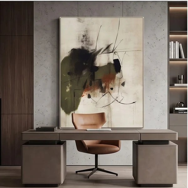 Earth Tone Abstract Wall Art – 2