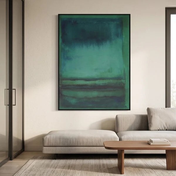 Green Abstract Wall Art