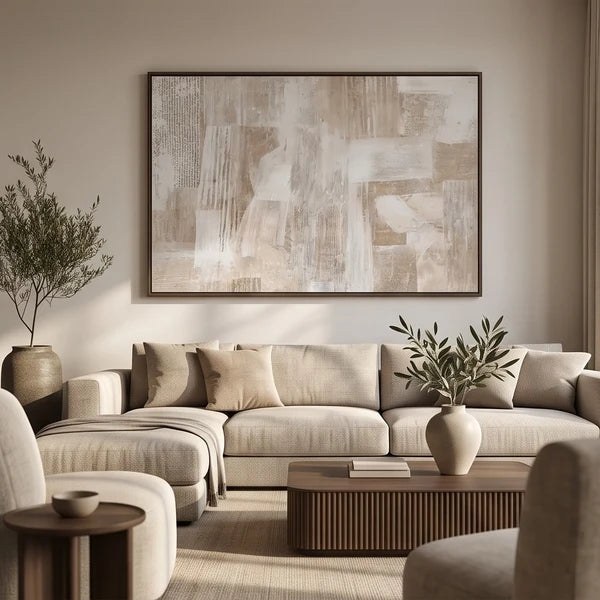 Neutral Abstract Wall Art