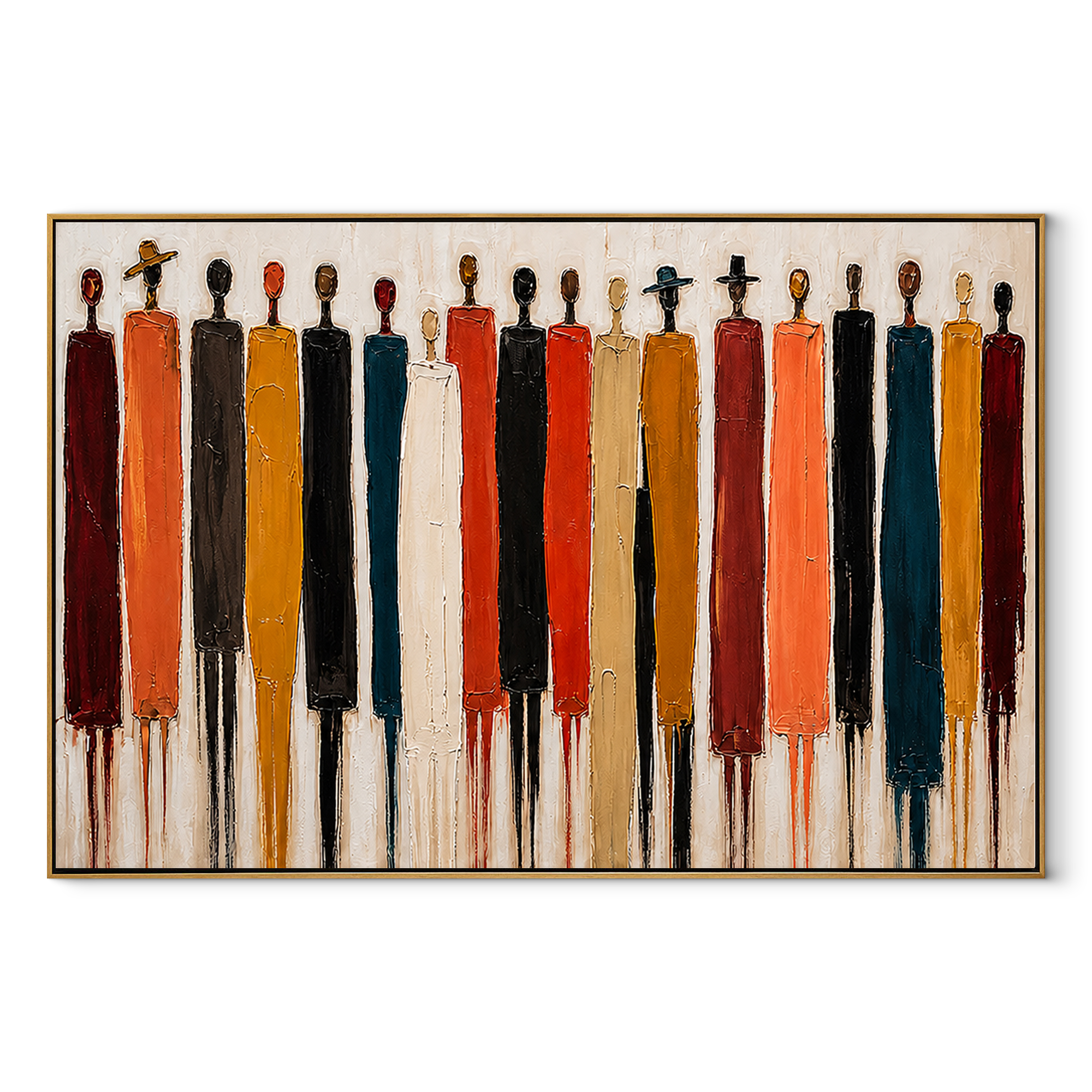 Long Figures Gather – 2