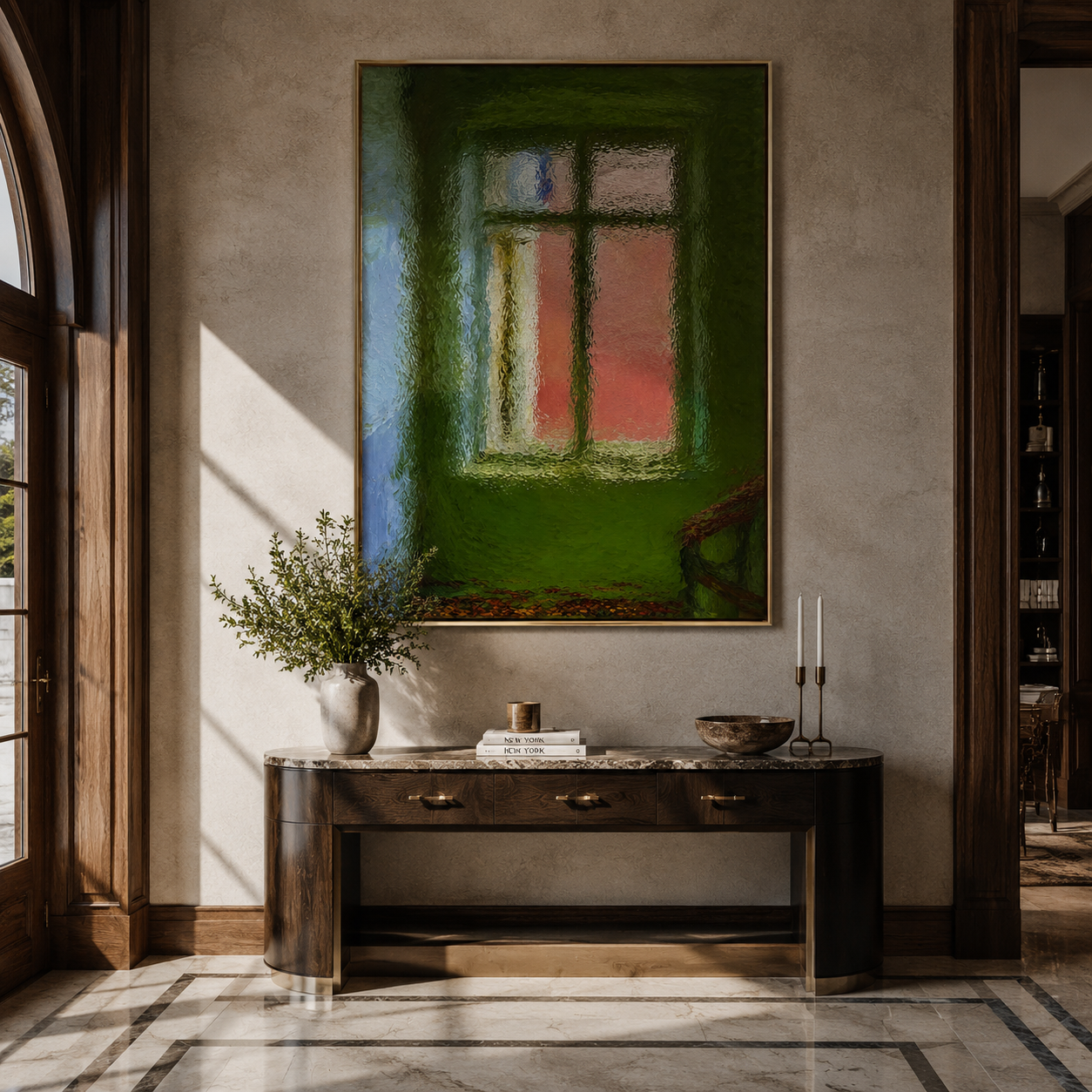 Window Through Olive Light – 3