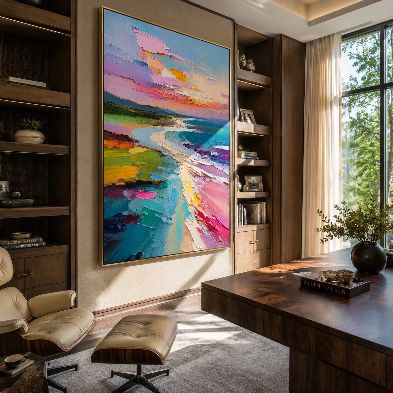 Pastel Shoreline Unfolding – 4