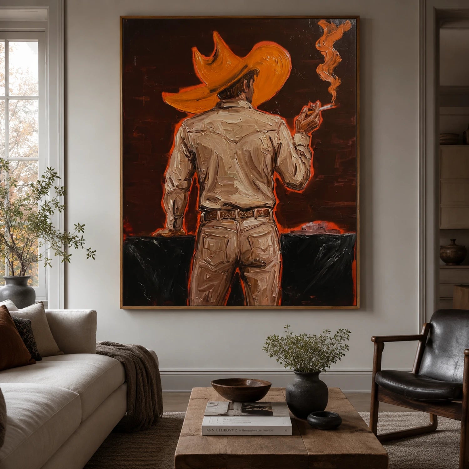 Backlit Cowboy