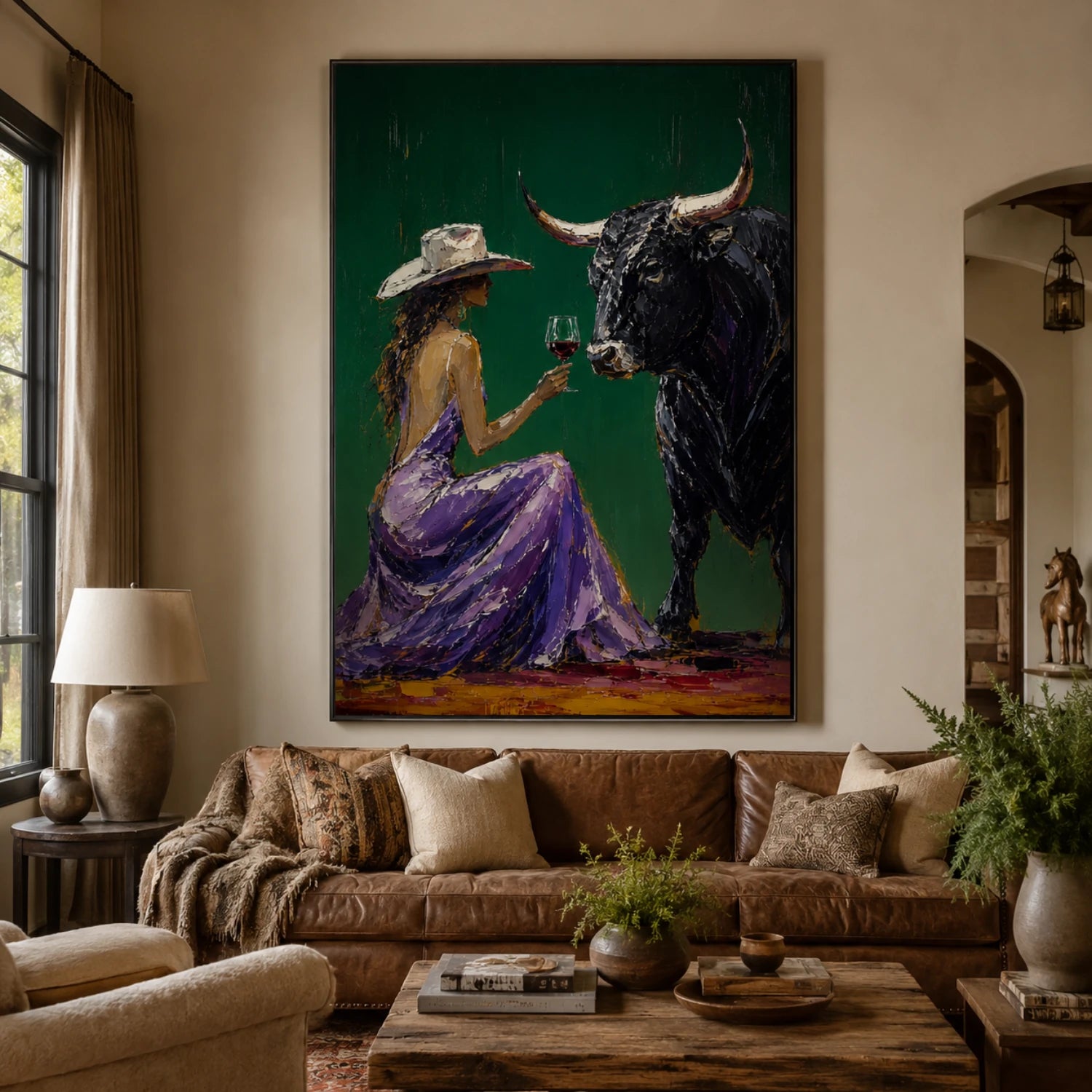 Bull Wine Salute