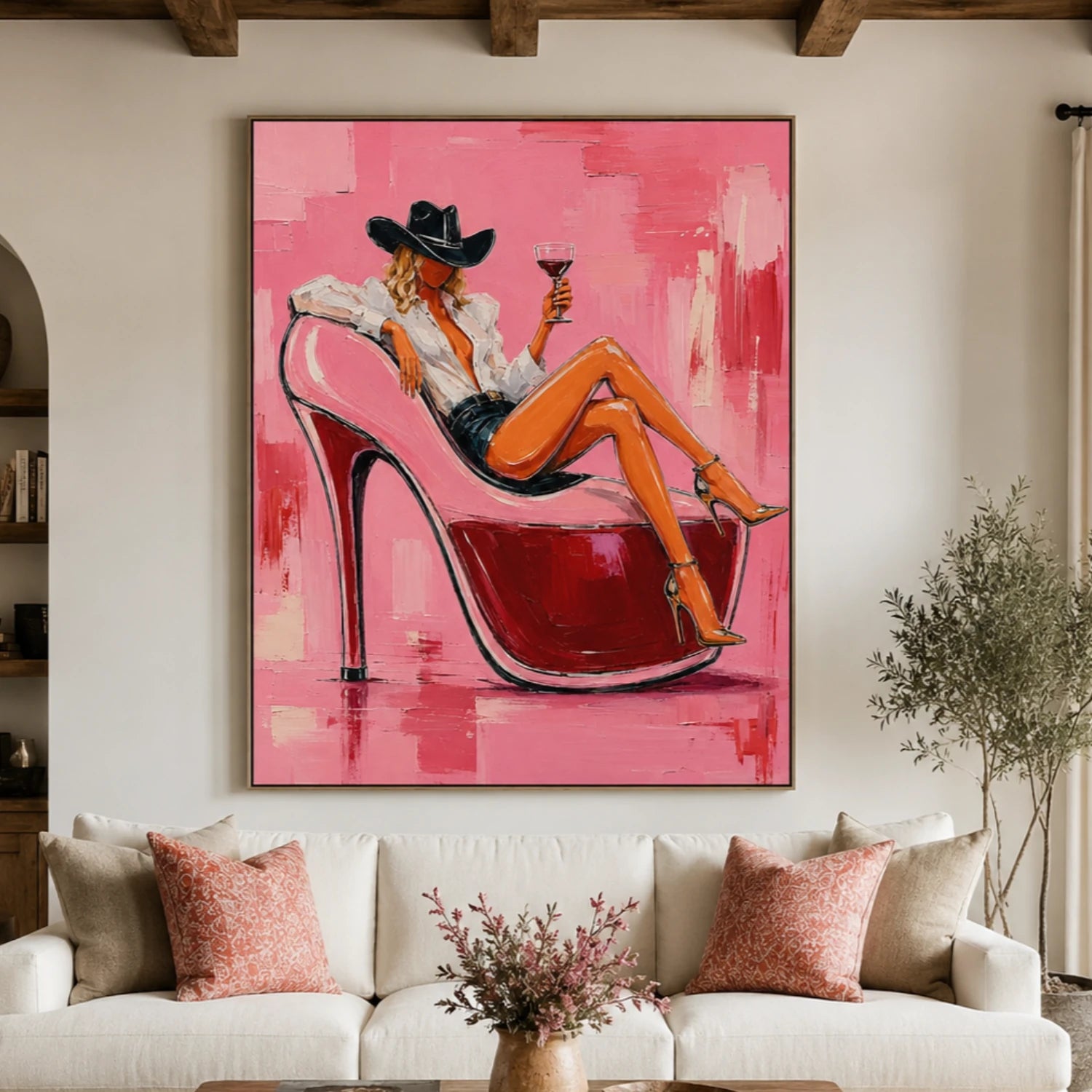 Heel Lounge Cowgirl