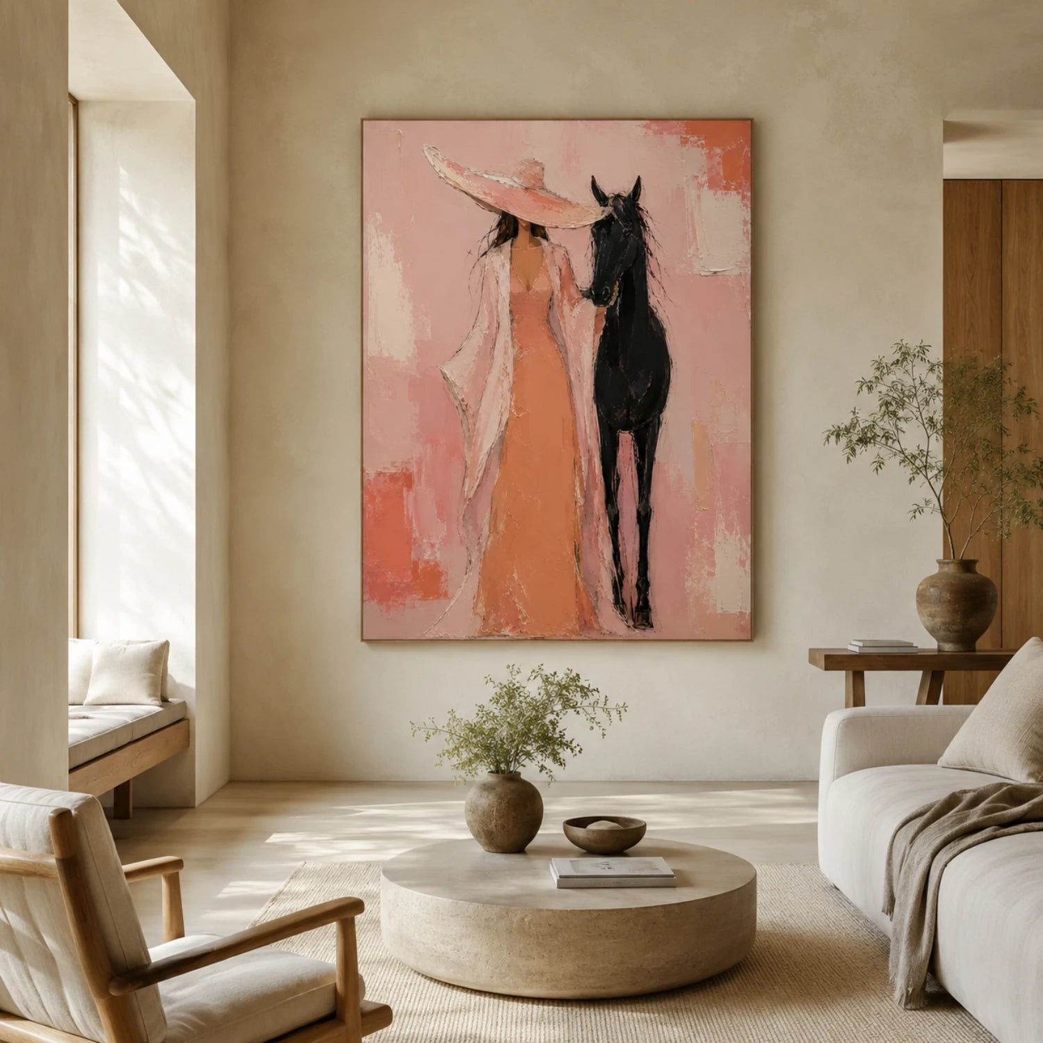 Petal Whisper With Horse