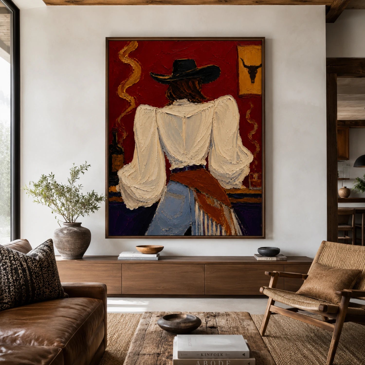 Saloon Cowgirl’s Back View – 4