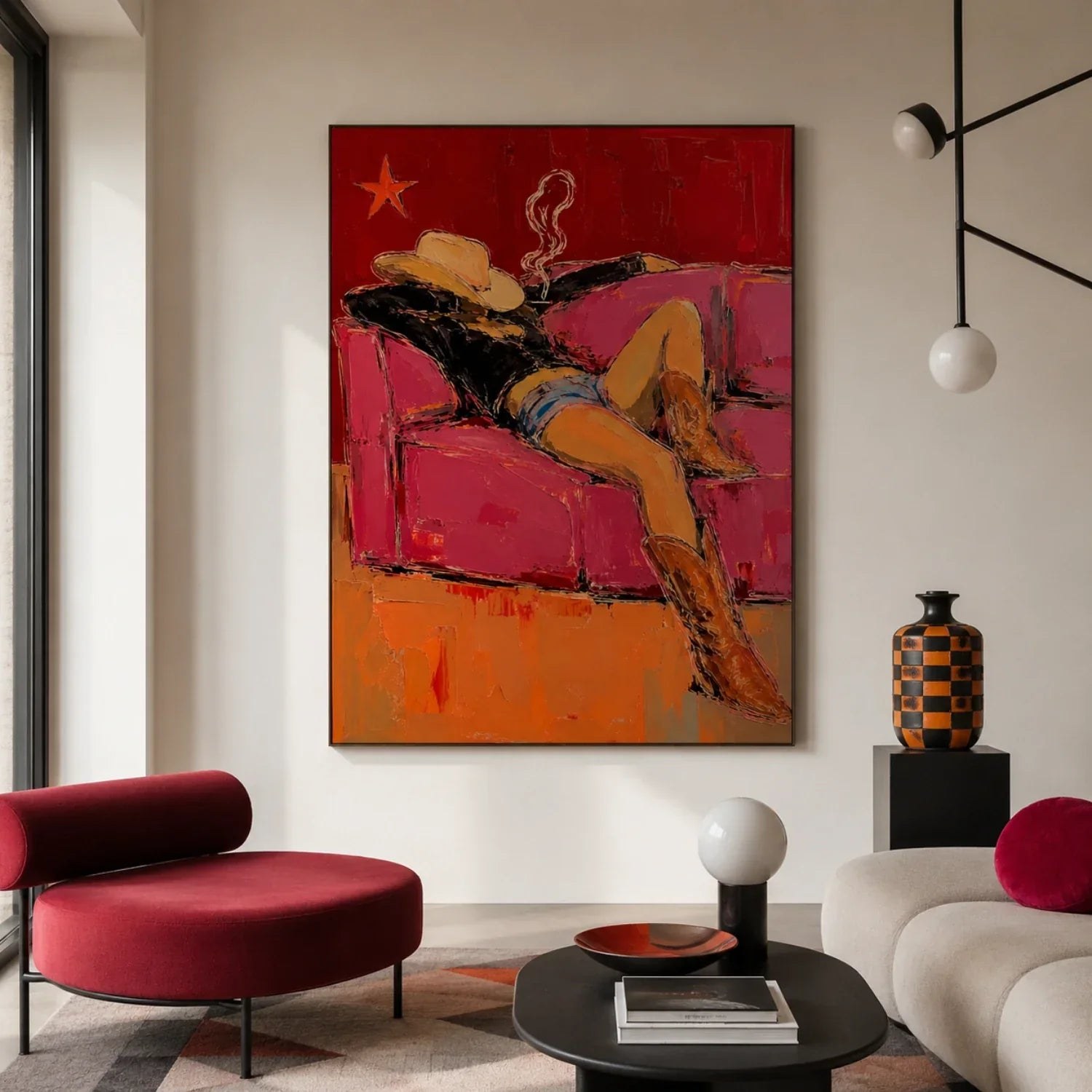 Sofa Cowgirl's Leisure Hour