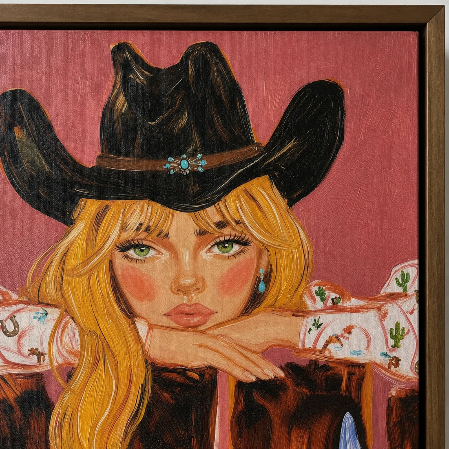 Starry Cowgirl Portrait