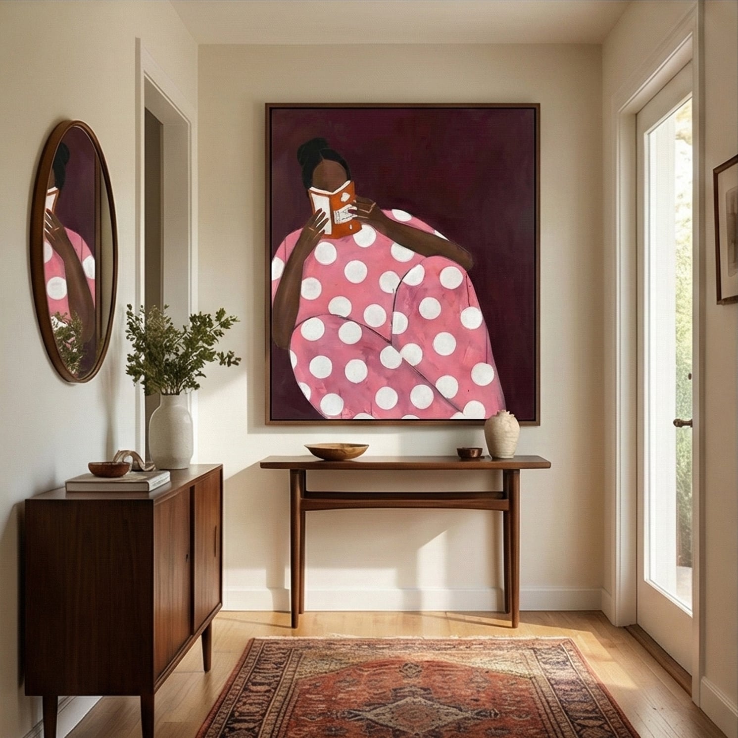 Cozy-Polka Dot Reader – 3