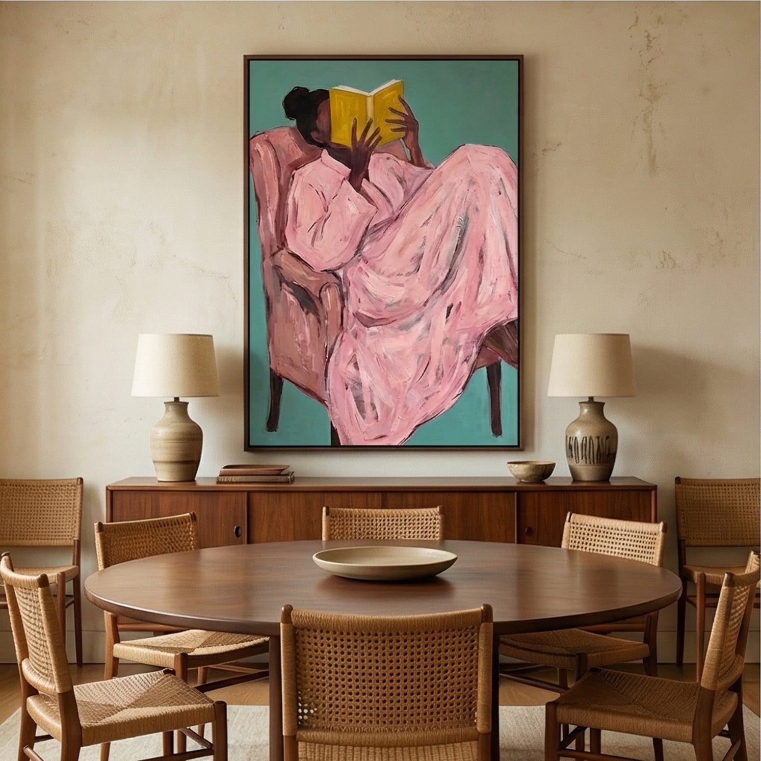 Cozy-Yellow Book Reader