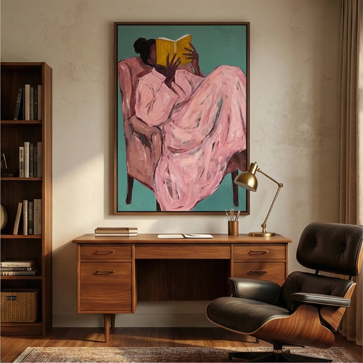 Cozy-Yellow Book Reader – 2