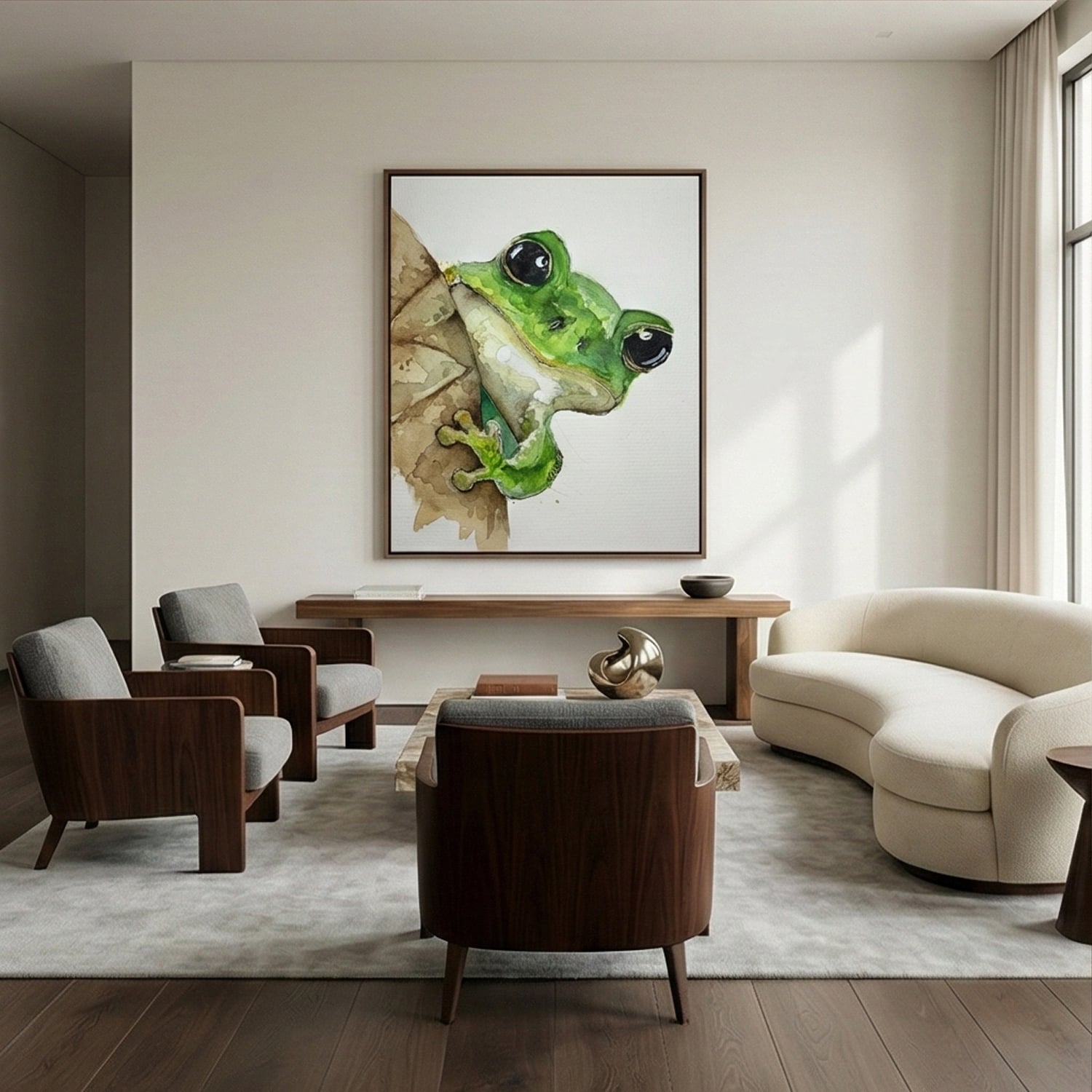 Frog on Bark – 3