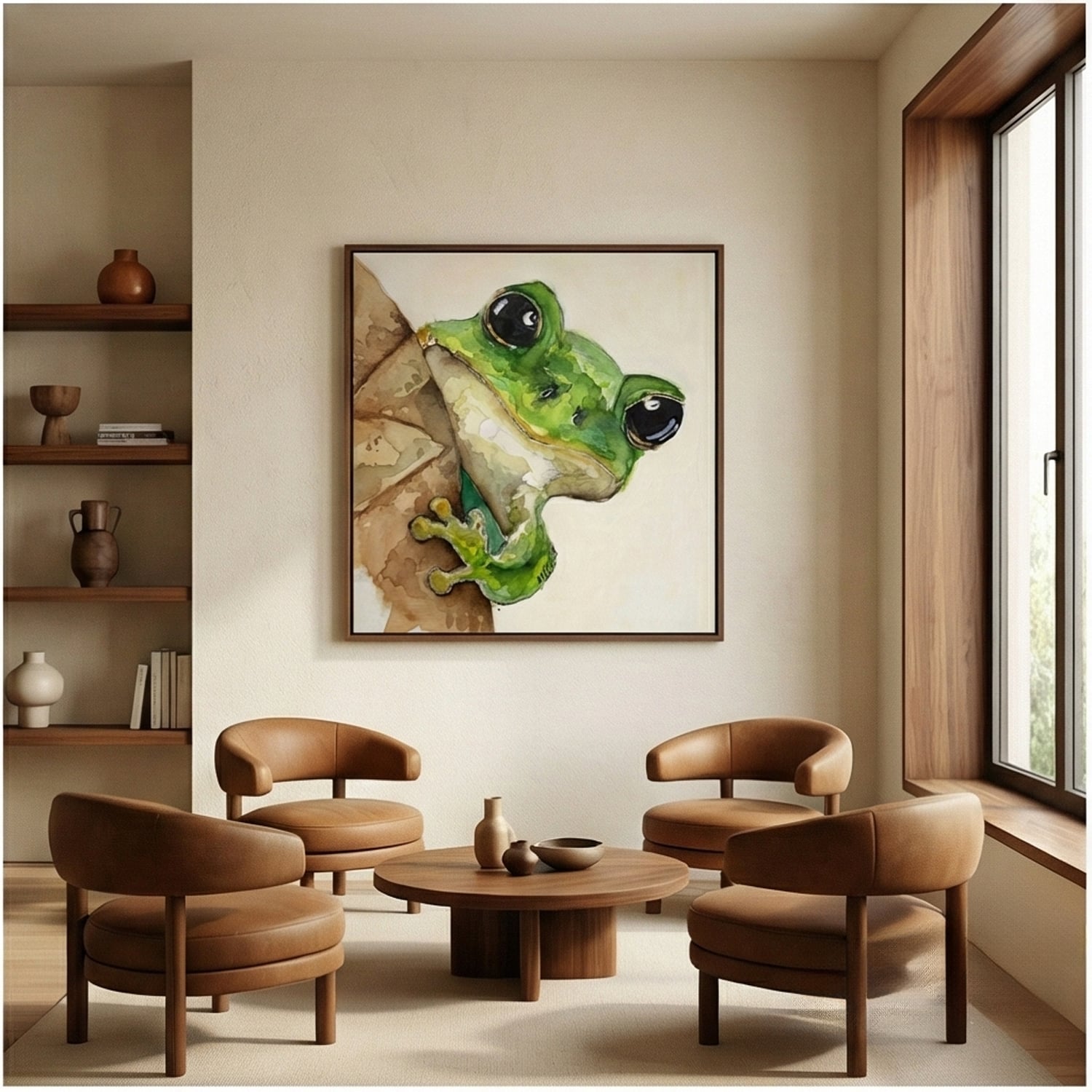 Frog on Bark – 6