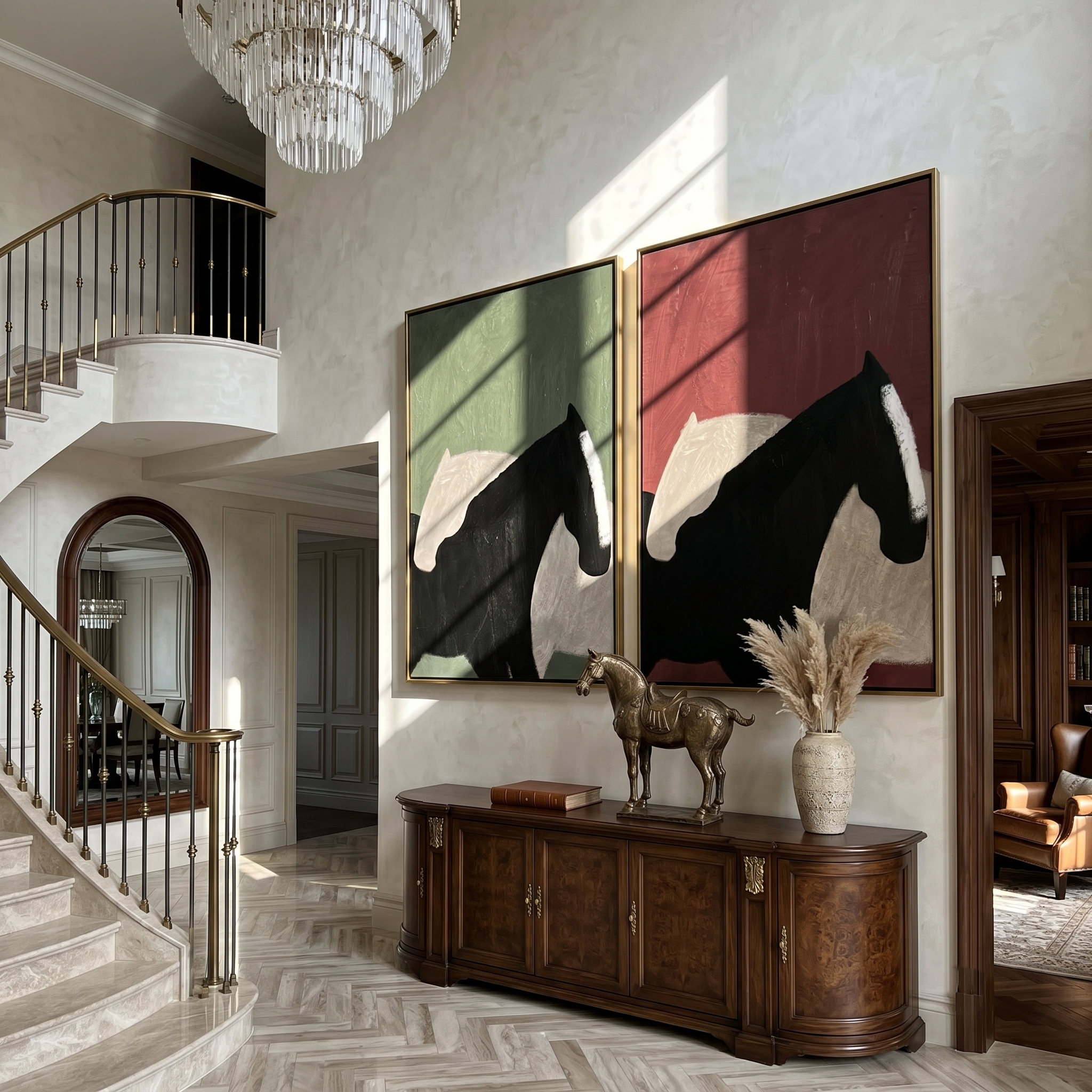Dark Horse Diptych